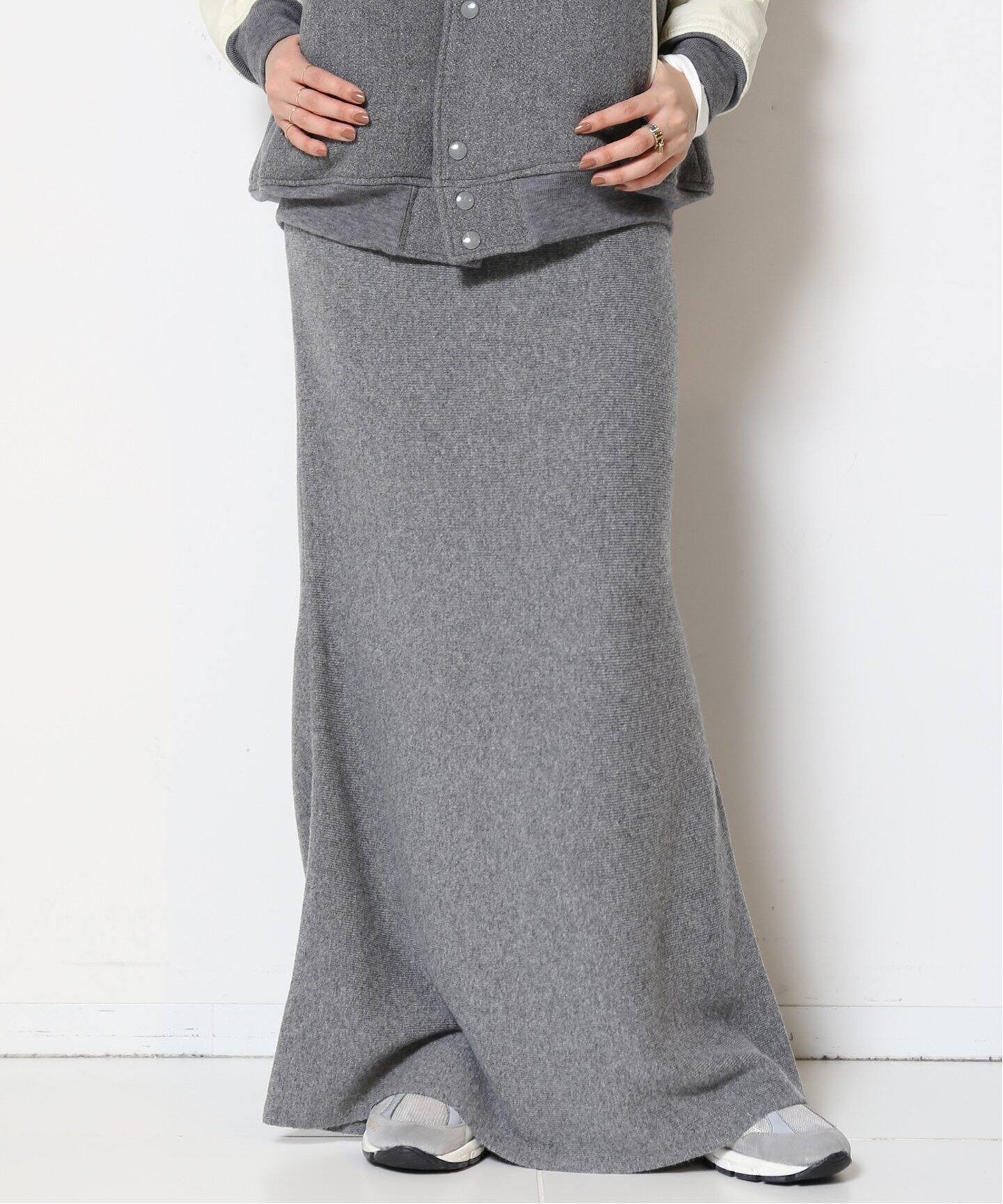 wool cashmere スカート（ロング・マキシ丈スカート）｜MUSE de 