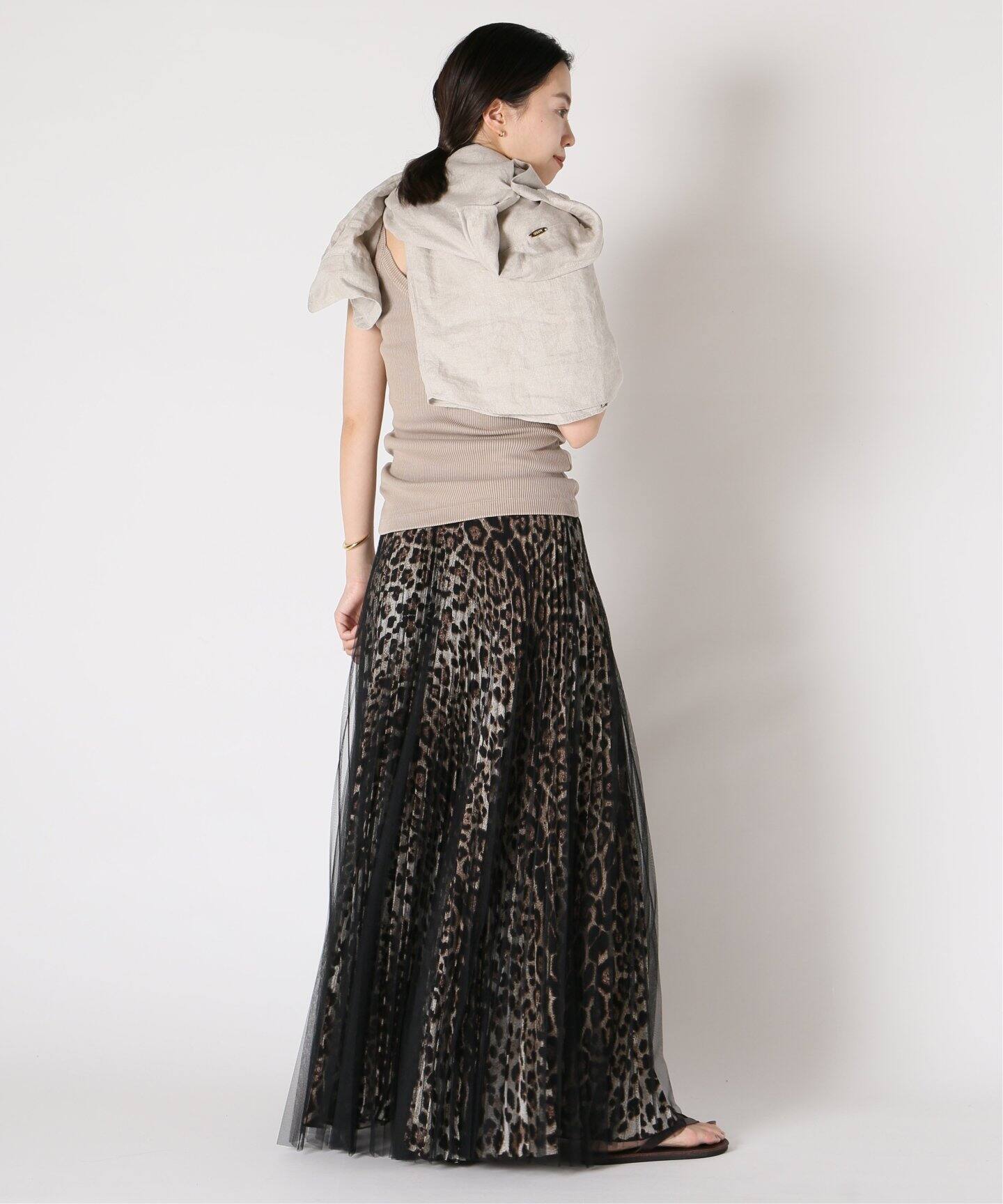 LOYD FORD/ロイド フォード】LEOPARD TULLE スカート（ロング・マキシ  