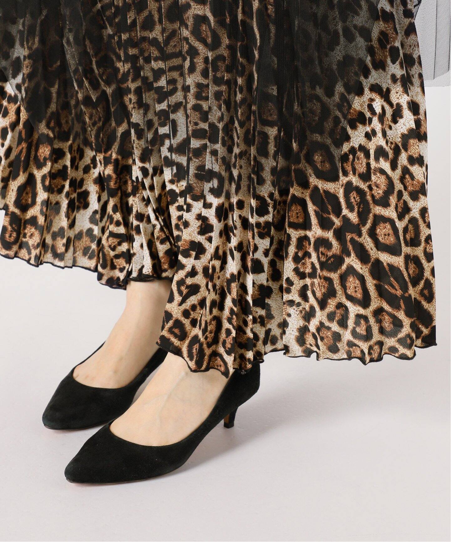 LOYD FORD/ロイド フォード】LEOPARD TULLE スカート（ロング・マキシ  