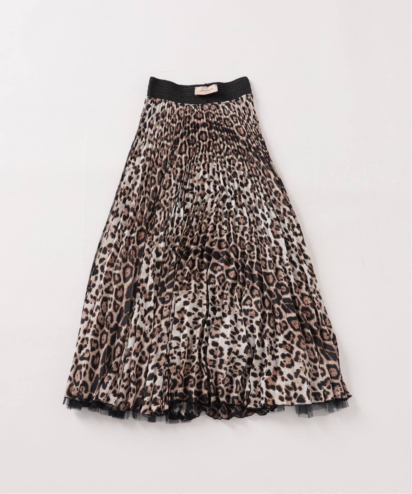 LOYD FORD/ロイド フォード】LEOPARD TULLE スカート（ロング・マキシ  
