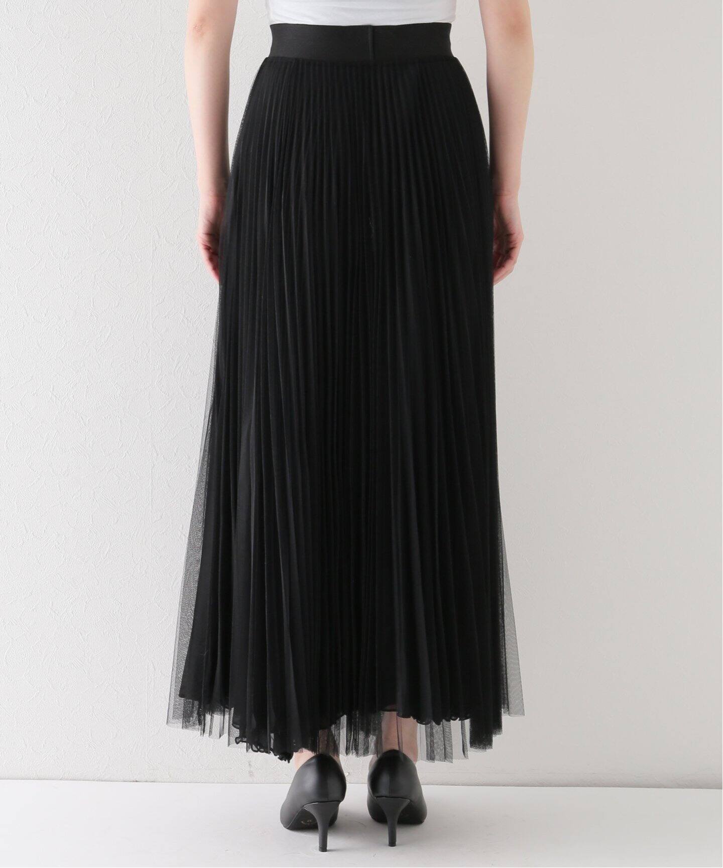 LOYD FORD/ロイド フォード】BLACK TULLE スカート（ロング・マキシ丈  