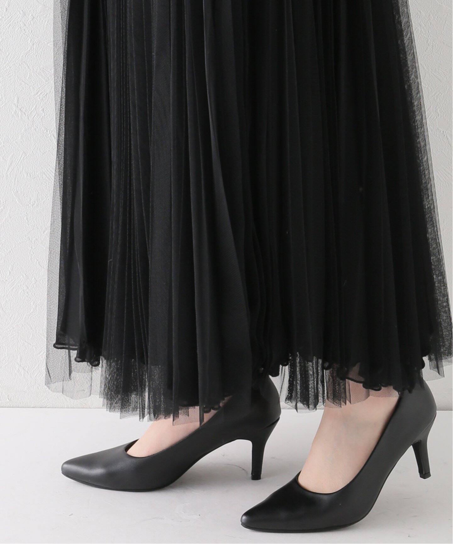 LOYD FORD/ロイド フォード】BLACK TULLE スカート（ロング・マキシ丈  