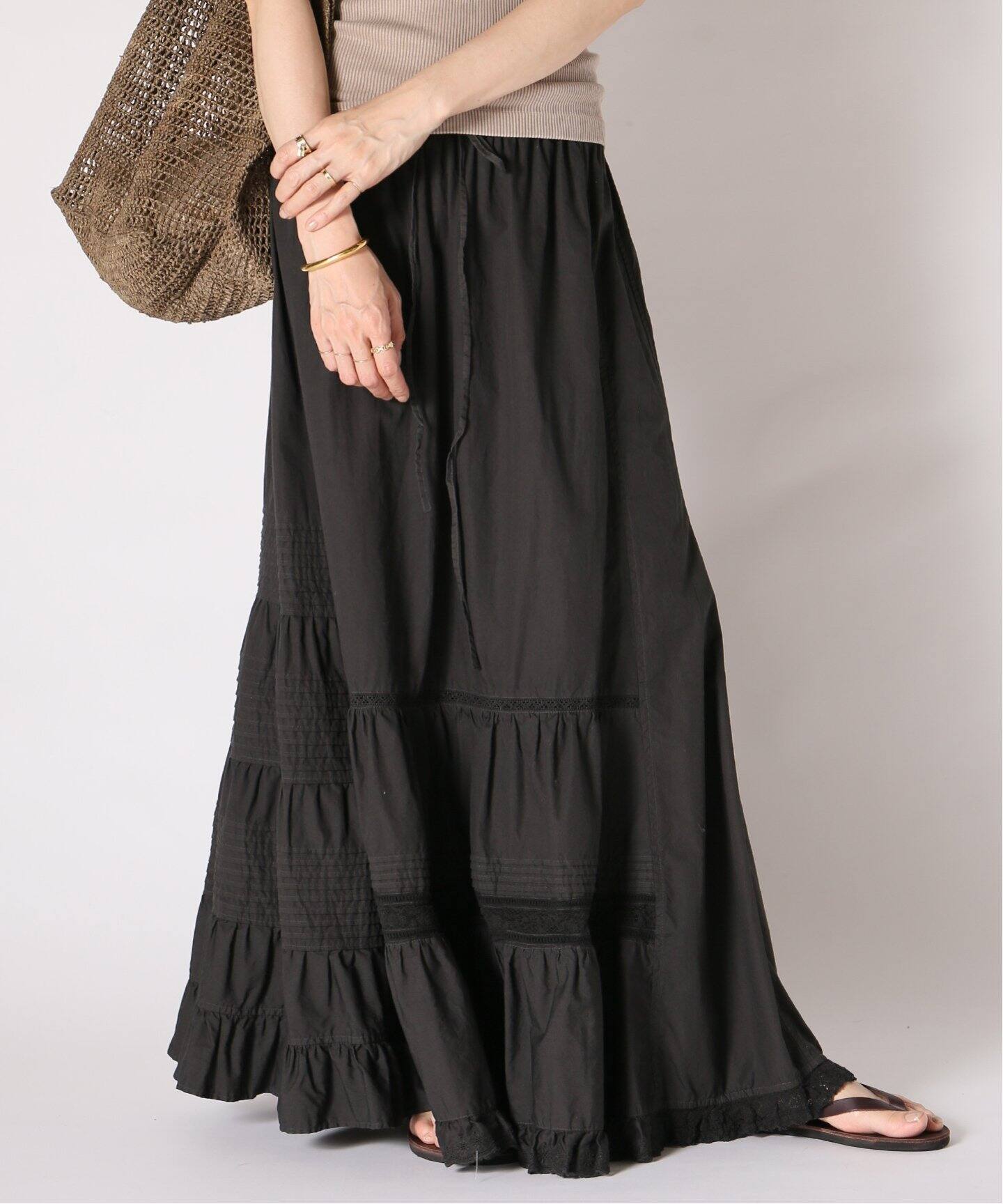 Col Pierrot/コルピエロ】セイヒンゾメ レース スカート（ロング  