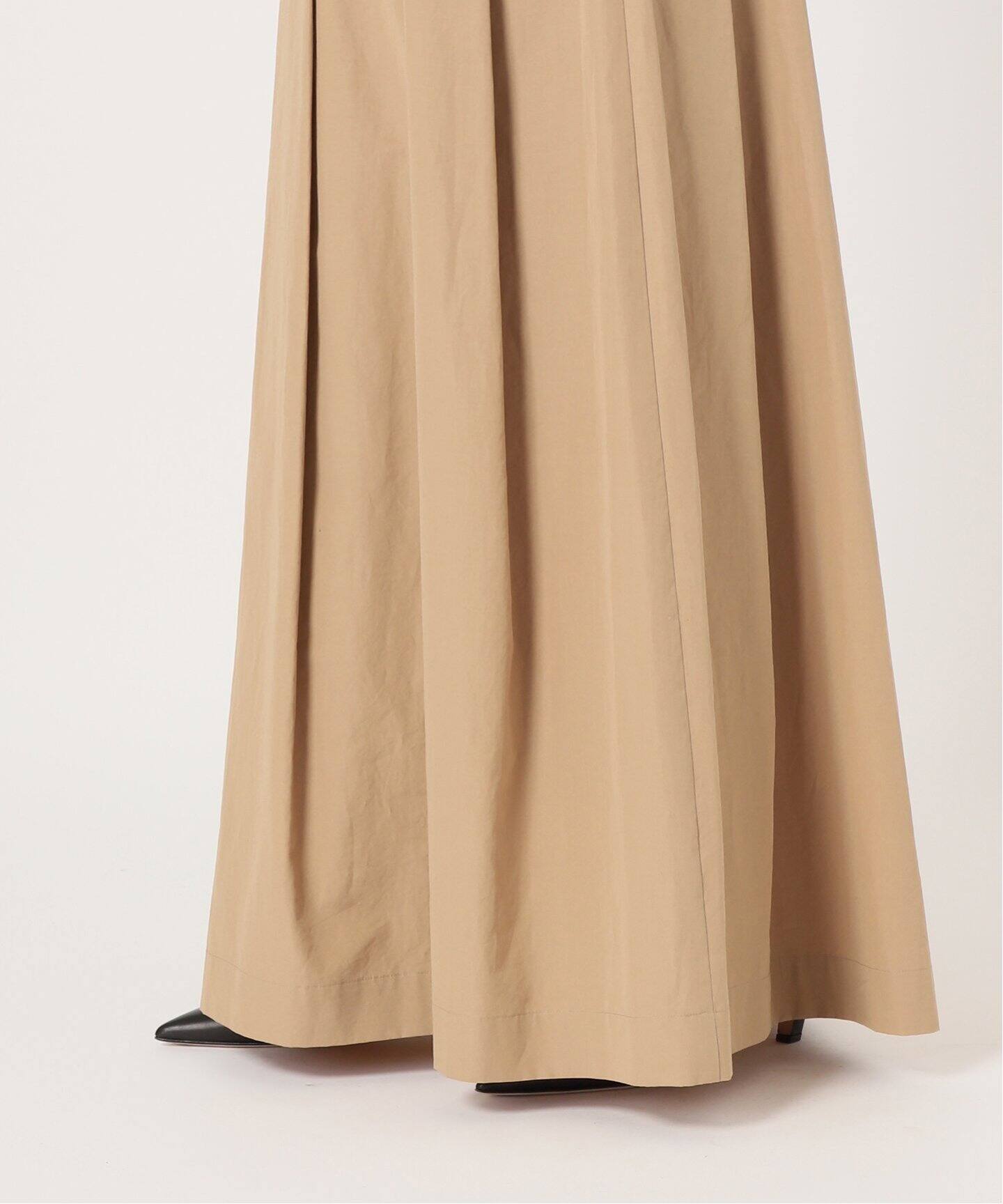 Col Pierrot/コルピエロ】CTN PLEATED スカート（BEIGE）（ロング 