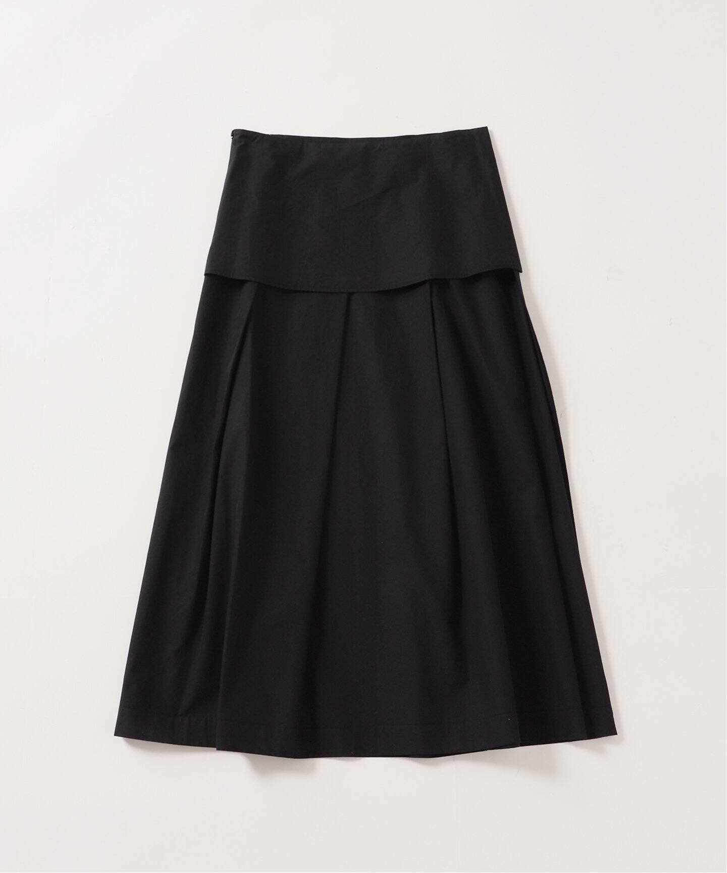 Col Pierrot/コルピエロ】CTN PLEATED スカート（BLACK）（ロング 
