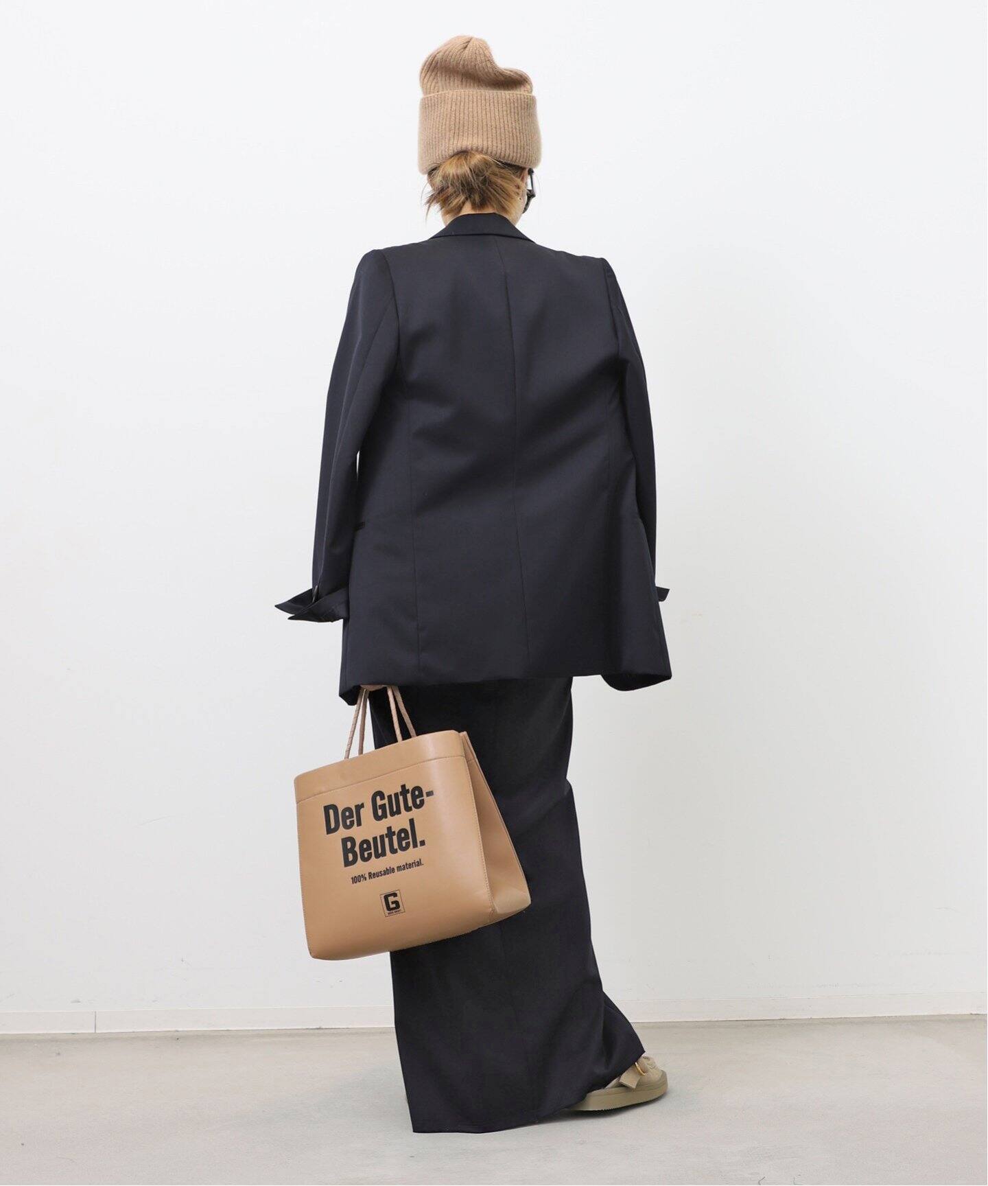 Navy Maxi Skirt（ロング・マキシ丈スカート）｜L 