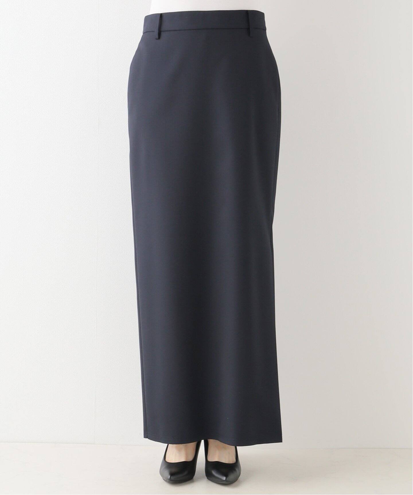 Navy Maxi Skirt（ロング・マキシ丈スカート）｜L 