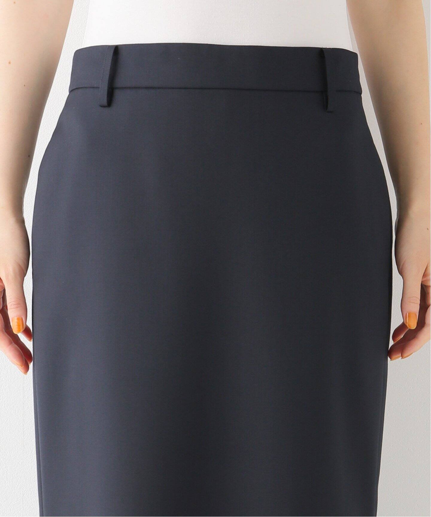 Navy Maxi Skirt（ロング・マキシ丈スカート）｜L 