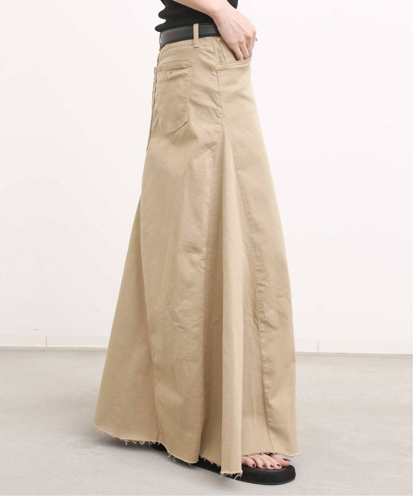 GOOD GRIEF！/グッドグリーフ】Chino Volume Skirt（ロング・マキシ丈  