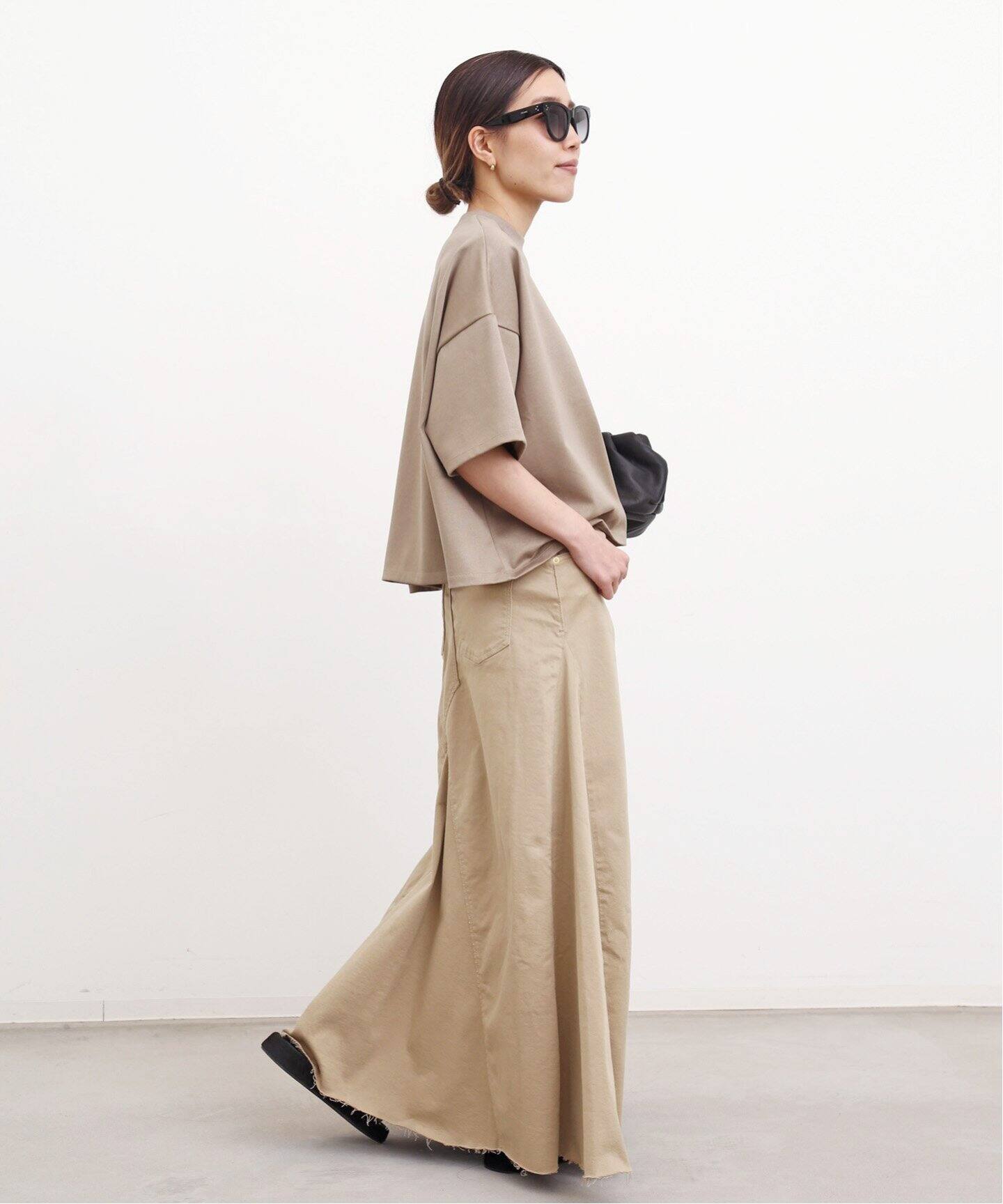 GOOD GRIEF！/グッドグリーフ】Chino Volume Skirt（ロング・マキシ丈  