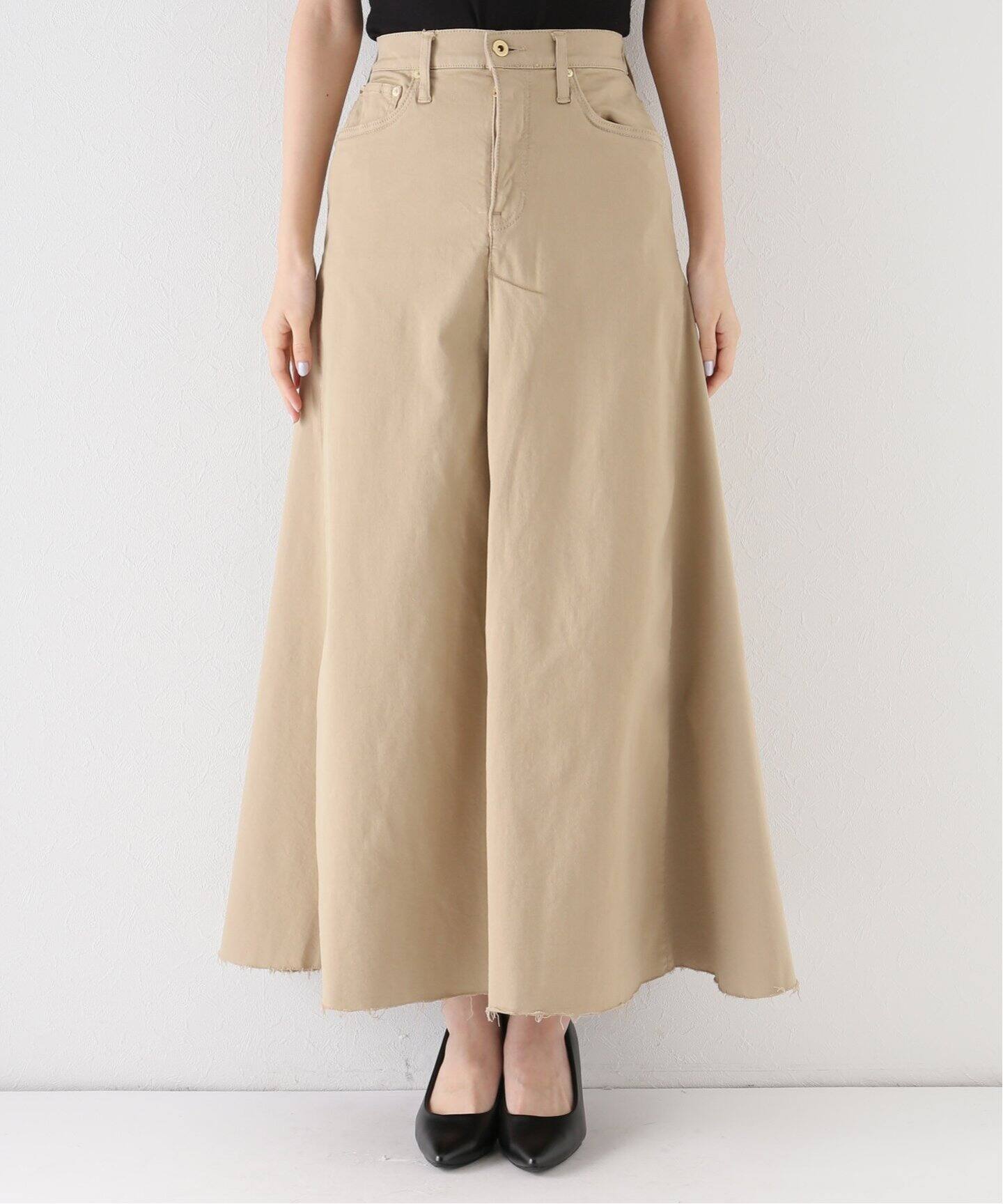 GOOD GRIEF！/グッドグリーフ】Chino Volume Skirt（ロング・マキシ丈  