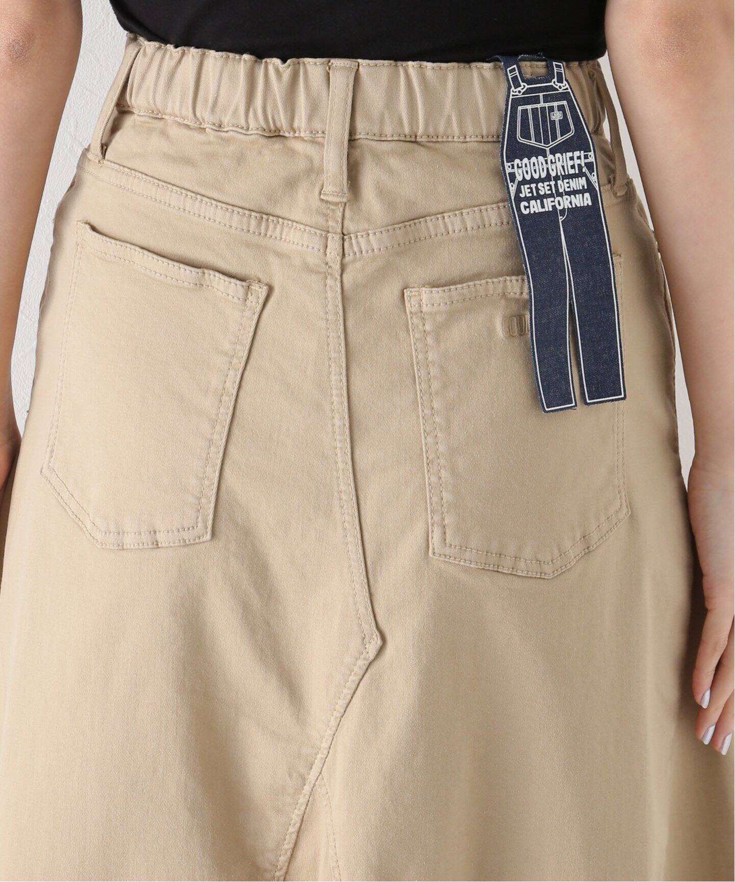 GOOD GRIEF！/グッドグリーフ】Chino Volume Skirt（ロング・マキシ丈  