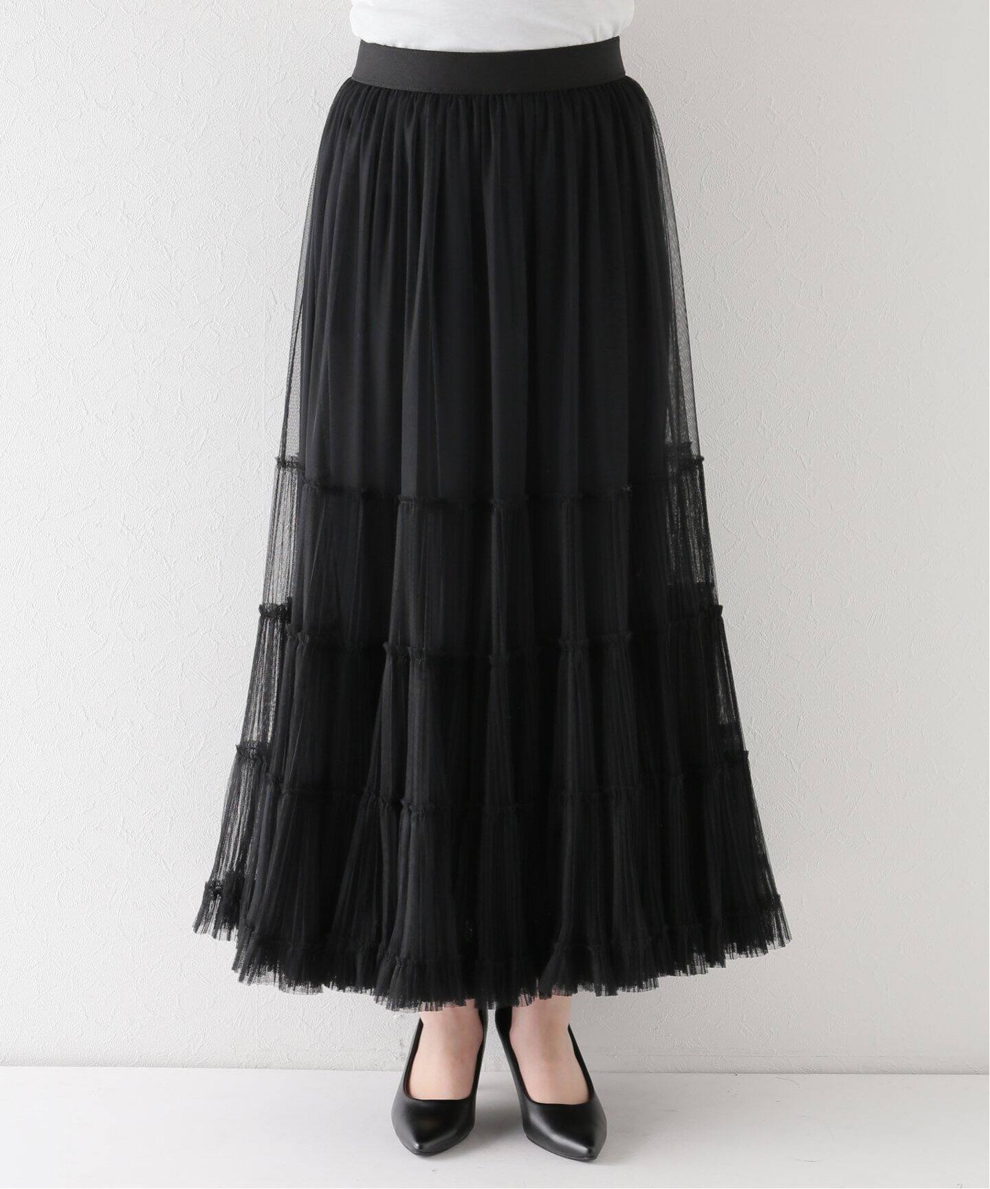 Tulle Skirt（ロング・マキシ丈スカート）｜L 