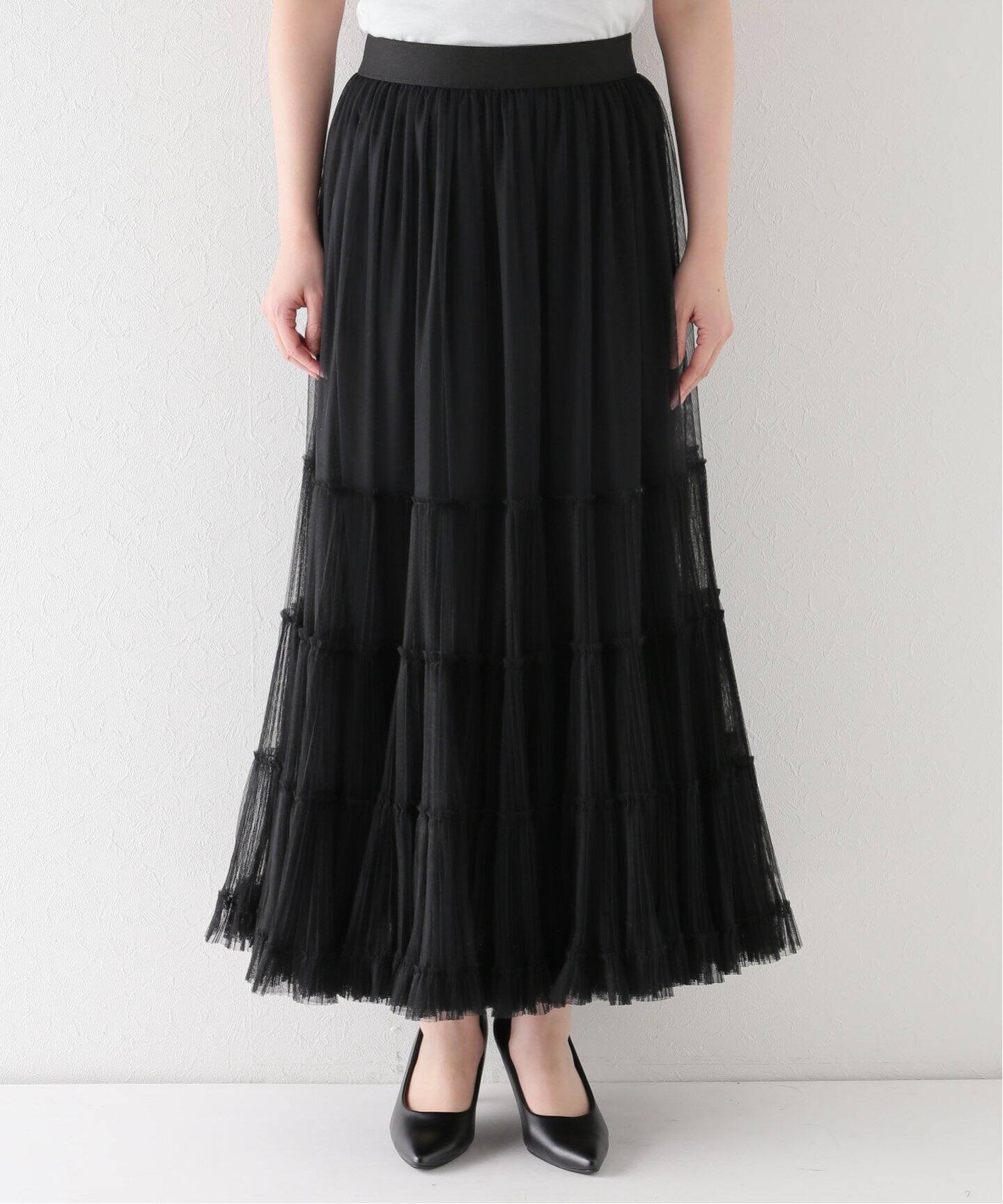 Tulle Skirt（ロング・マキシ丈スカート）｜L 
