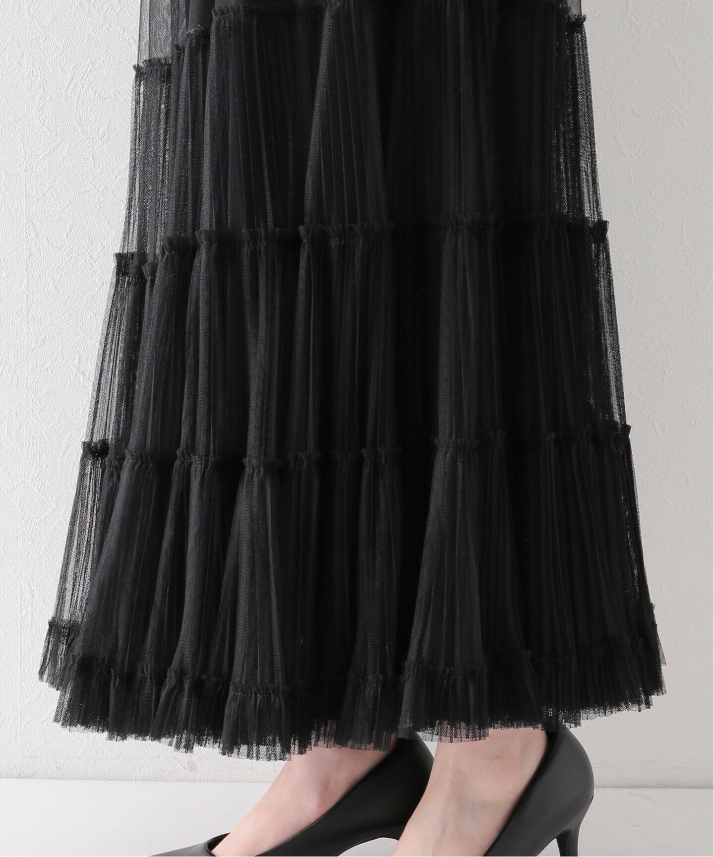 Tulle Skirt（ロング・マキシ丈スカート）｜L