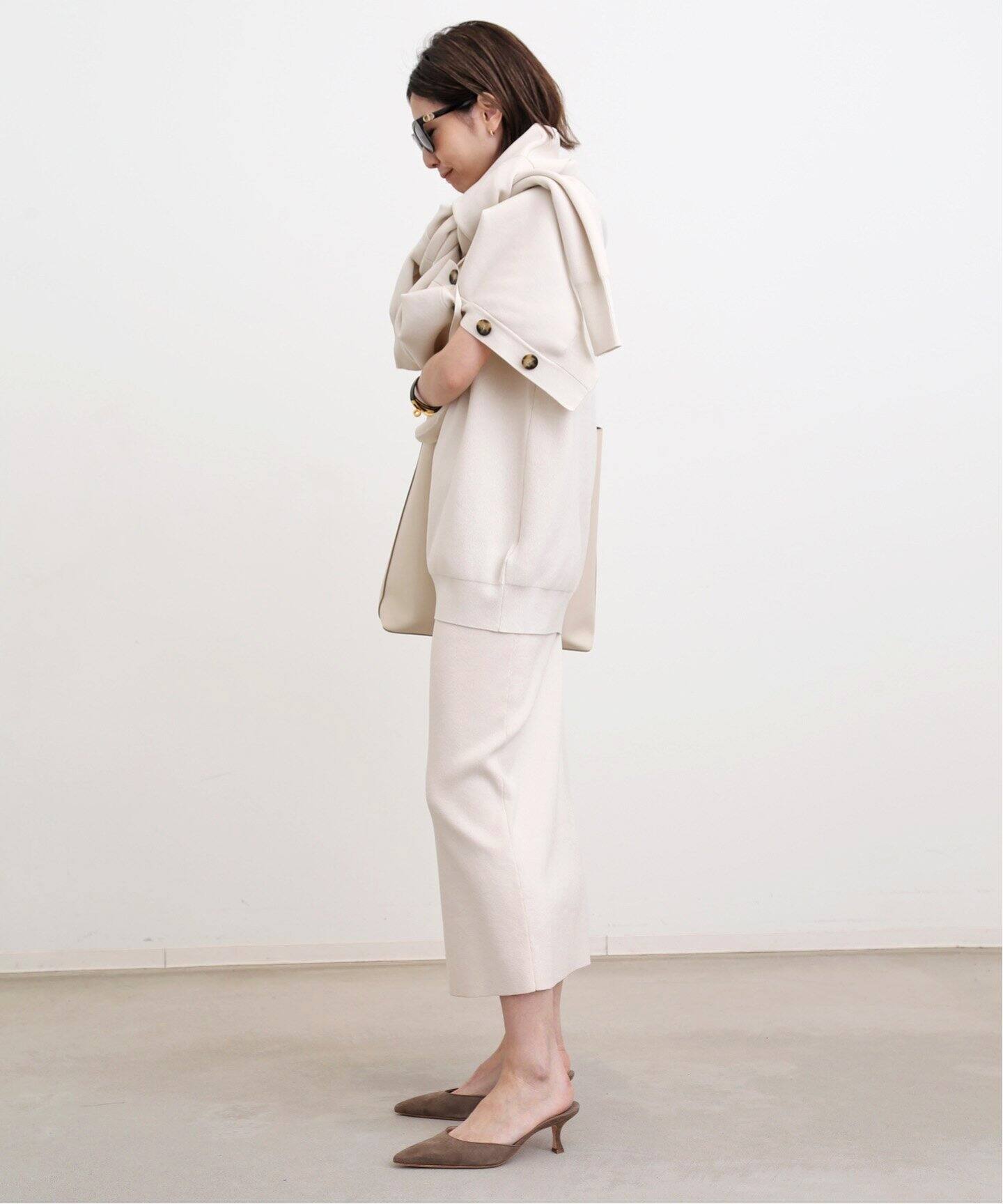 Knit Skirt（ロング・マキシ丈スカート）｜L