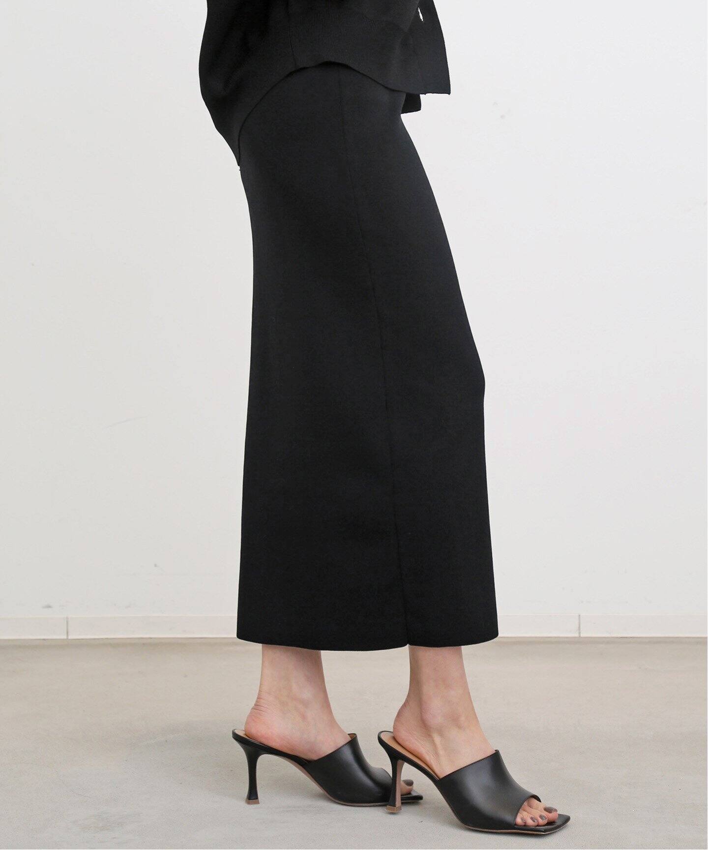 Knit Skirt（ロング・マキシ丈スカート）｜L 