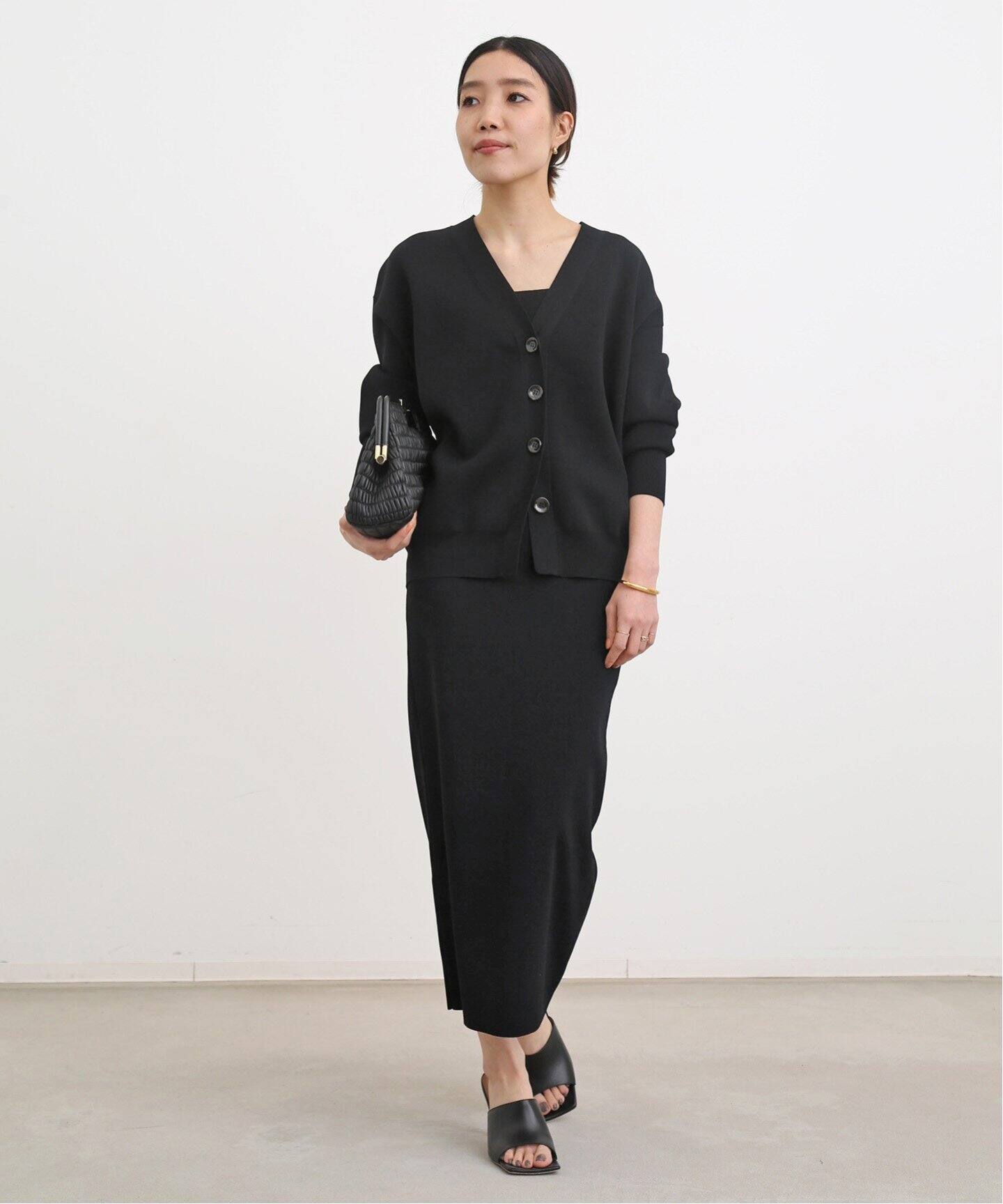 Knit Skirt（ロング・マキシ丈スカート）｜L