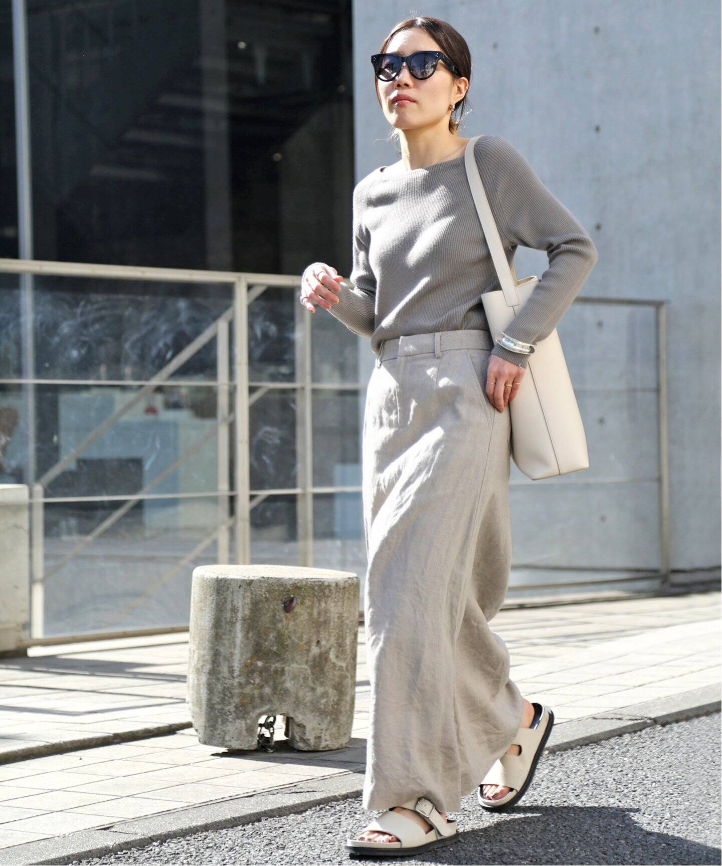 アパルトモンドゥーズィエムクラス バックスリット リネン ロング  