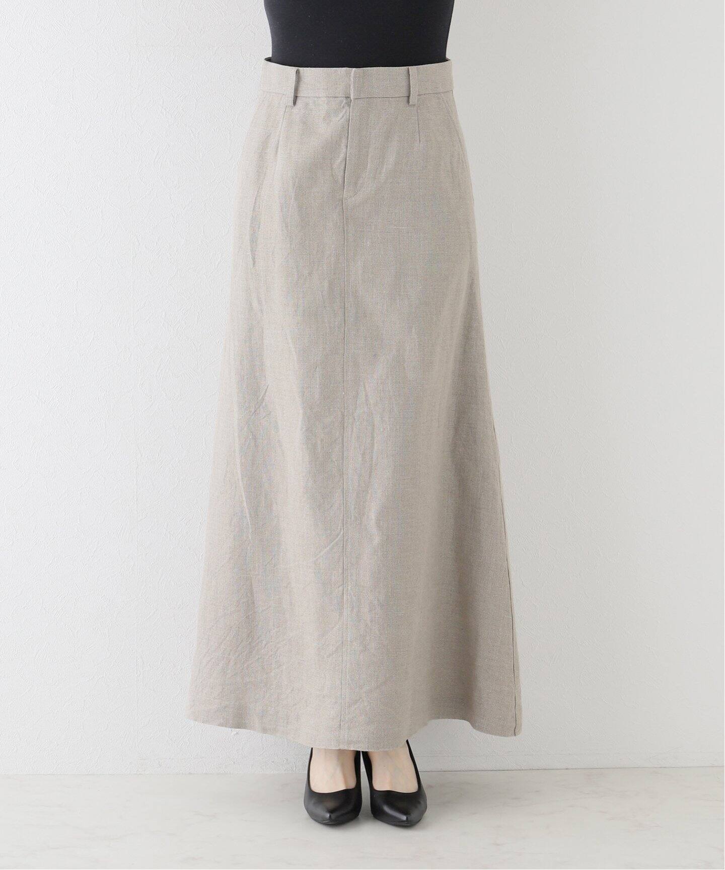 Linen Canvas Long Skirt（ロング・マキシ丈スカート）｜L