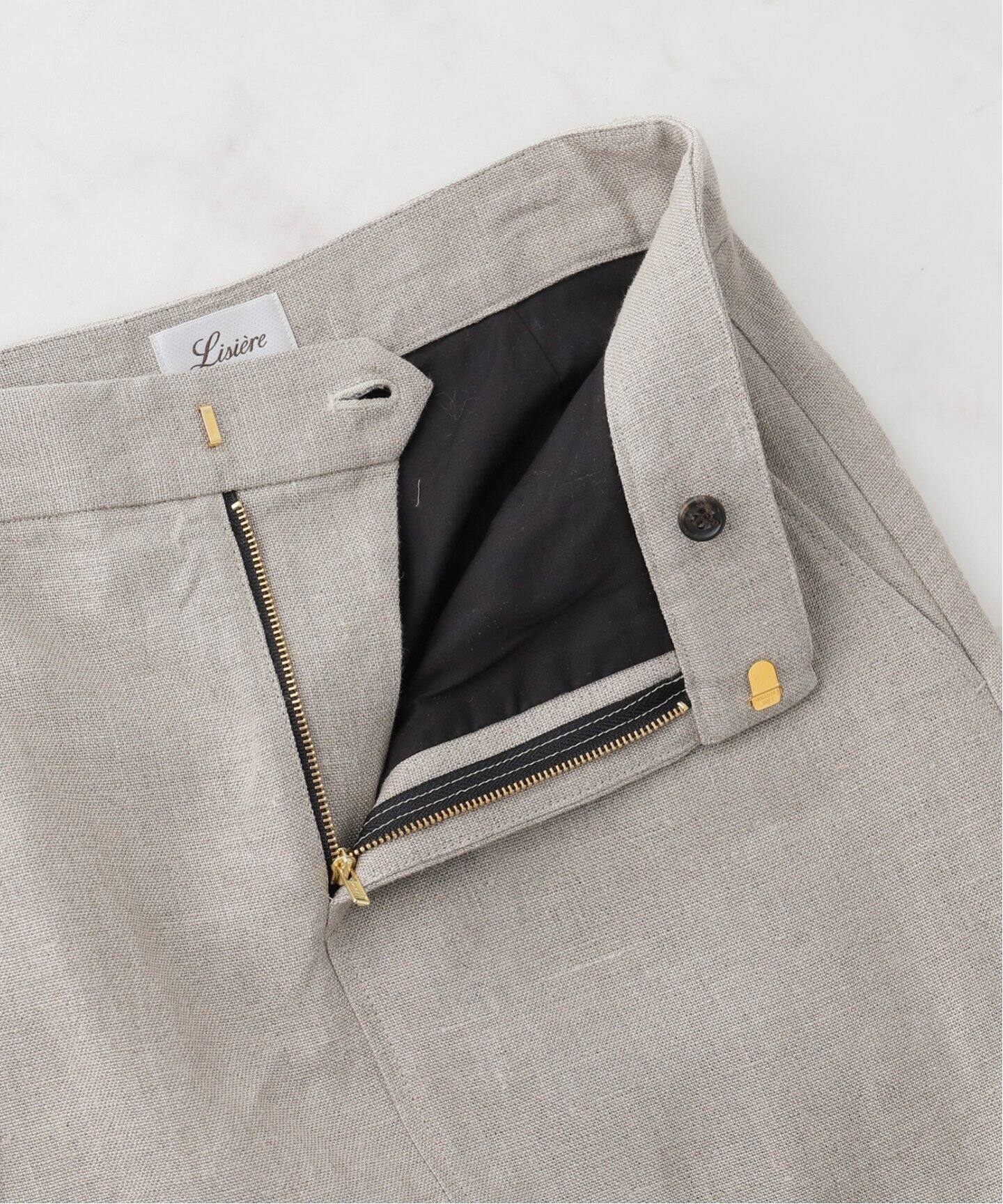 Linen Canvas Long Skirt（ロング・マキシ丈スカート）｜L 