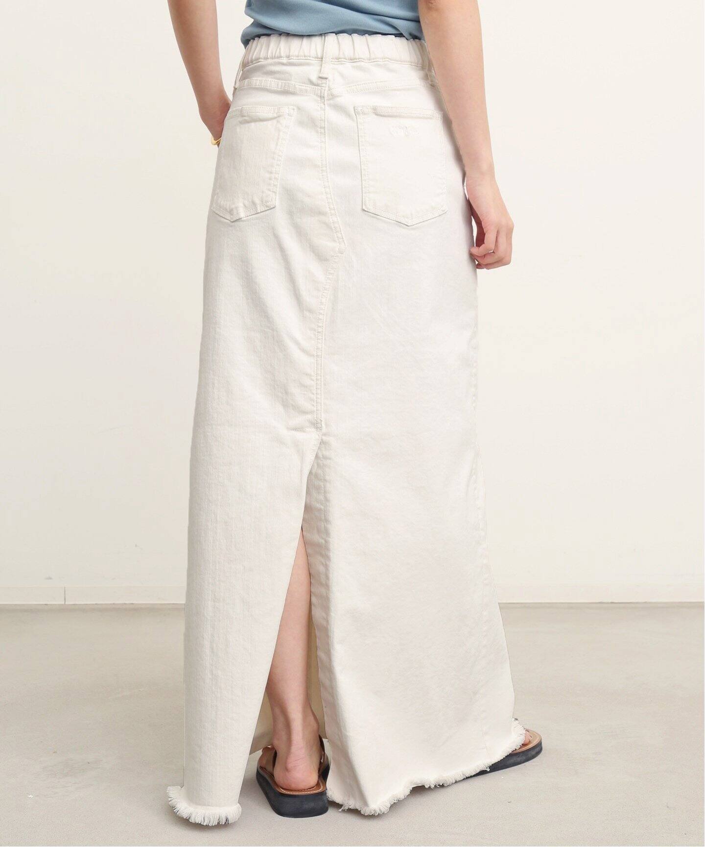 中古】グッドグリーフ GOOD GRIEF CUT OFF HEM LONG SKIRT カットオフ  