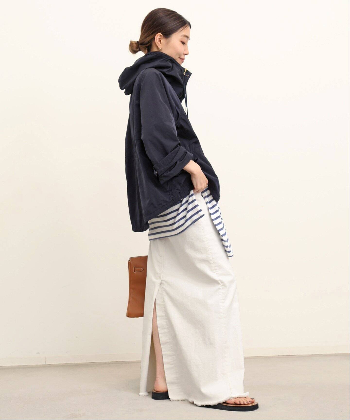 GOOD GRIEF！/グッドグリーフ】CUT OFF HEM LONG SKIRT（ロング  