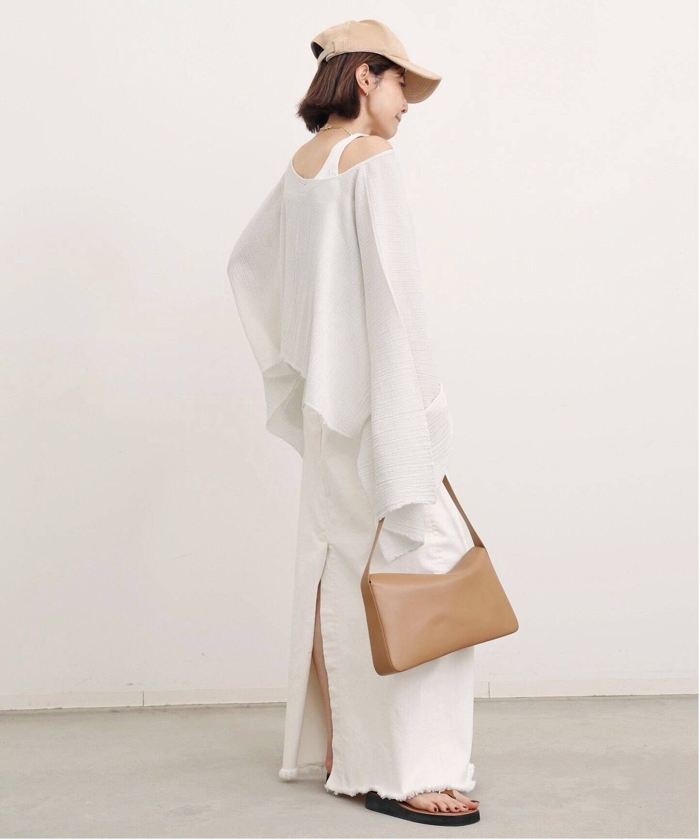 GOOD GRIEF！/グッドグリーフ】CUT OFF HEM LONG SKIRT（ロング  