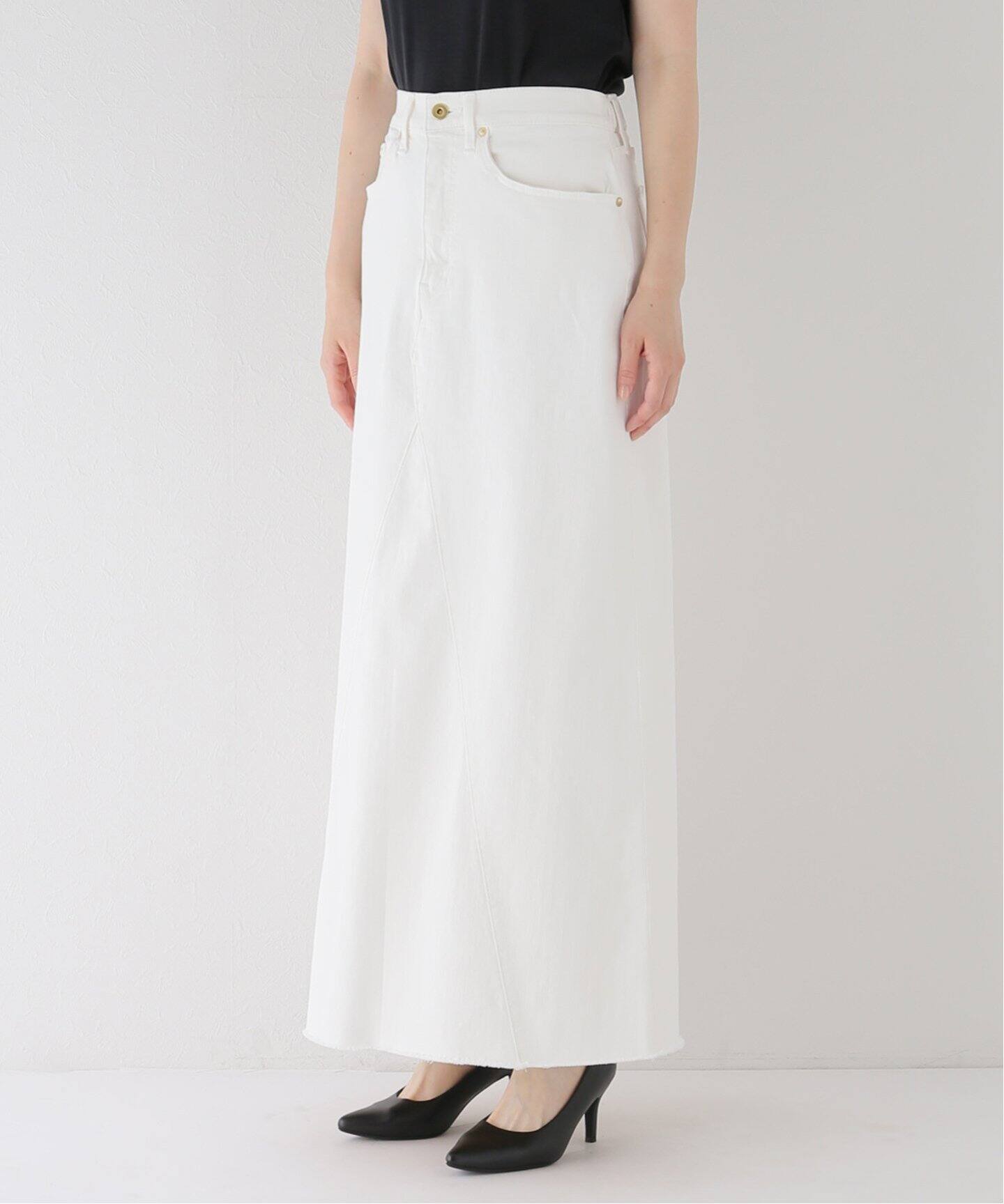 GOOD GRIEF！/グッドグリーフ】CUT OFF HEM LONG SKIRT（ロング  
