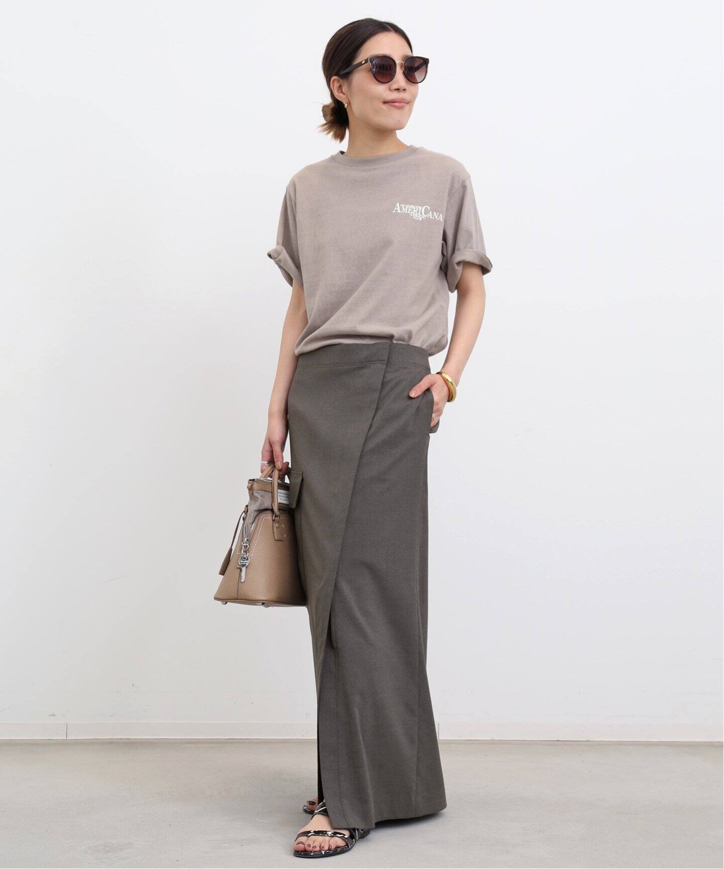 Dry Tropical Cargo Skirt（ロング・マキシ丈スカート）｜L 