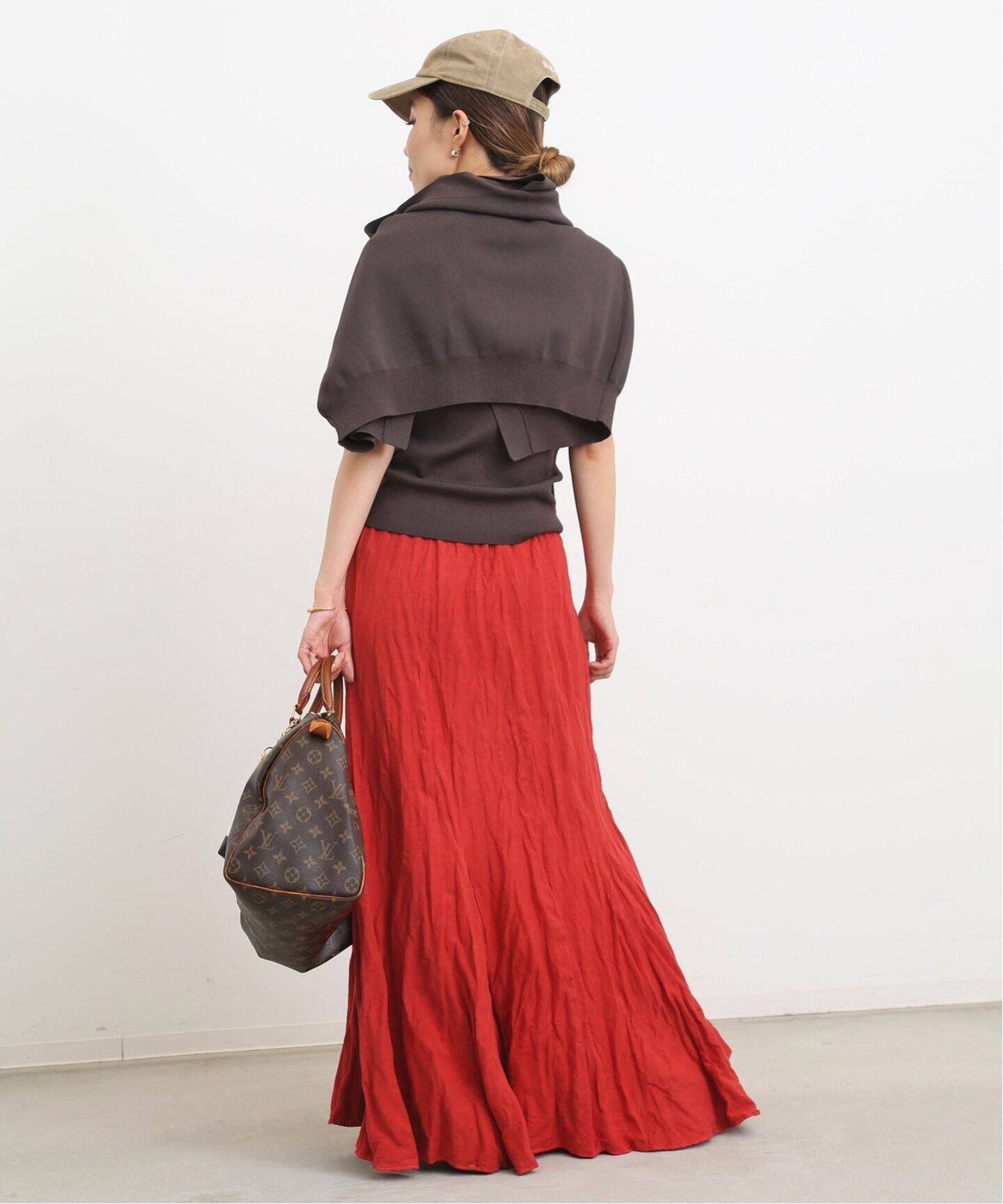 Col Pierrot /コル ピエロ】リネンレーヨンマチスカート（ロング  