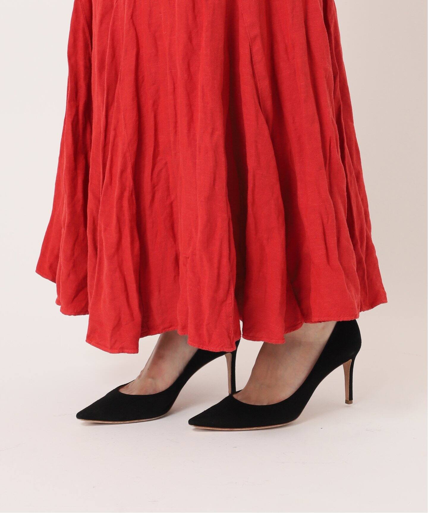 Col Pierrot /コル ピエロ】リネンレーヨンマチスカート（ロング  