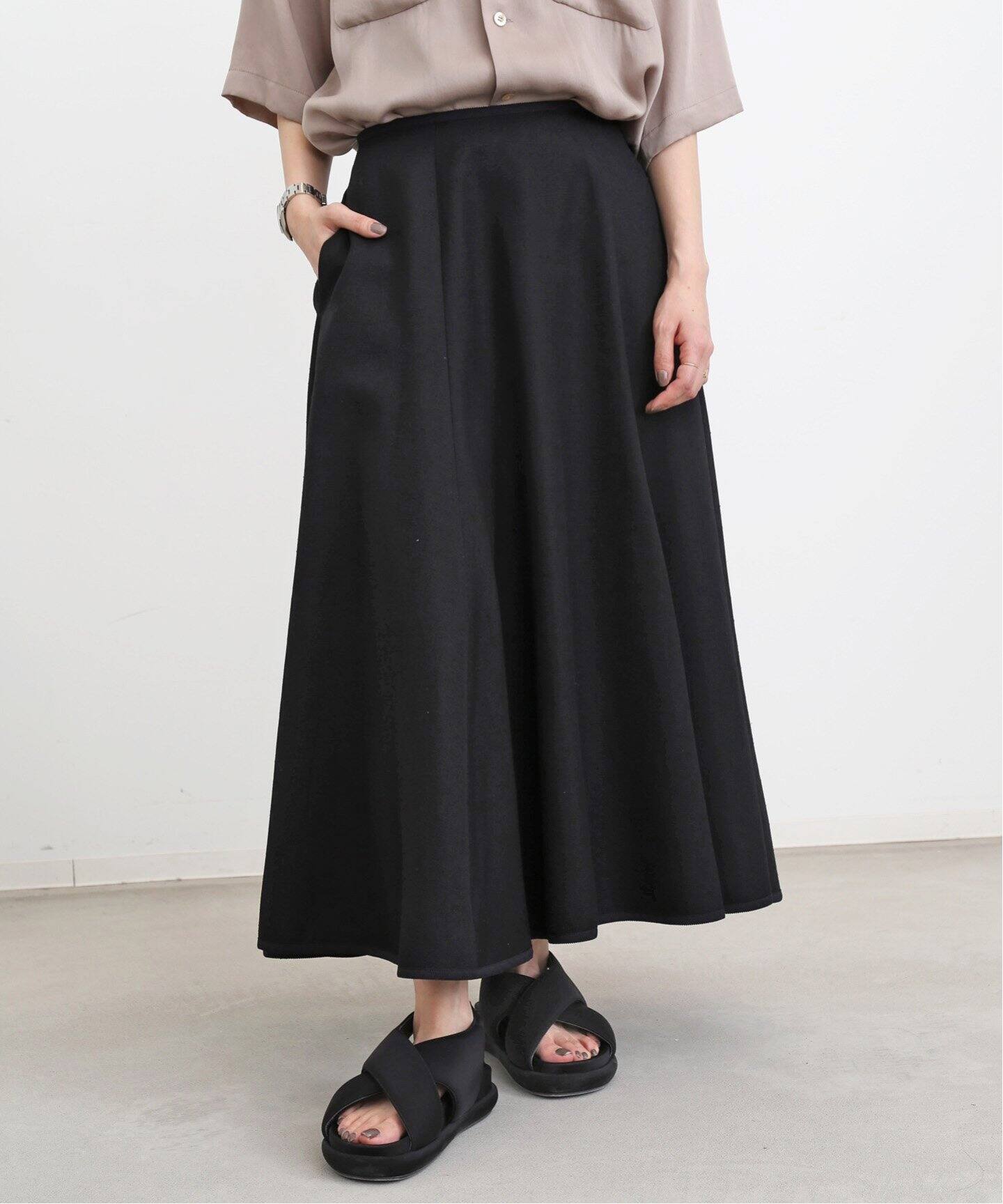 UNION LAUNCH/ユニオンランチ】FLARED SKIRT（ロング・マキシ丈 