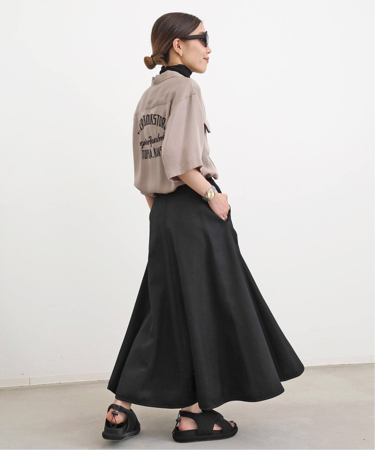 UNION LAUNCH/ユニオンランチ】FLARED SKIRT（ロング・マキシ丈 