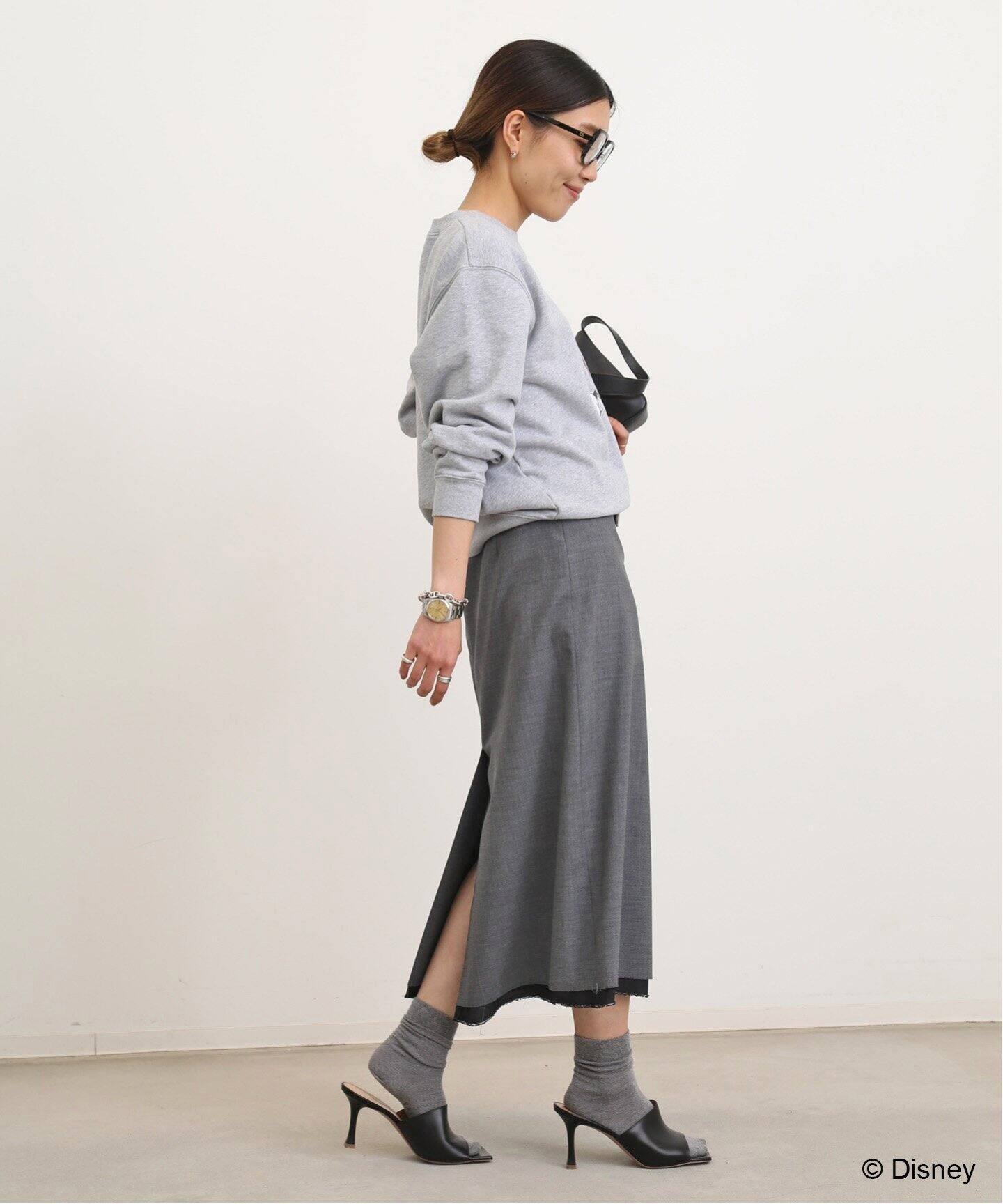 MADISONBLUE/マディソンブルー】LOW WEIST STRAIGHT SKIRT W TRO 