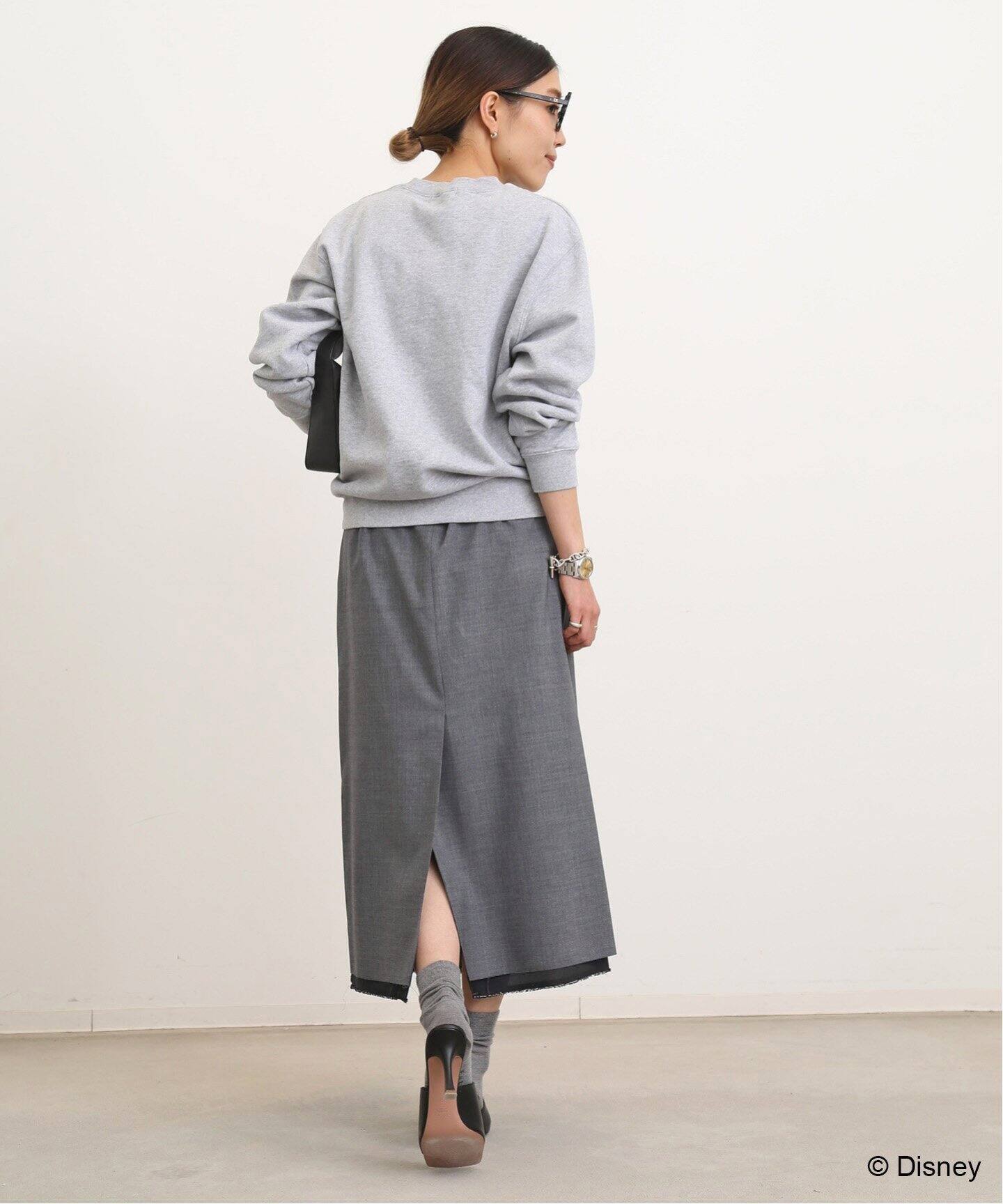 MADISONBLUE/マディソンブルー】LOW WEIST STRAIGHT SKIRT W TRO 