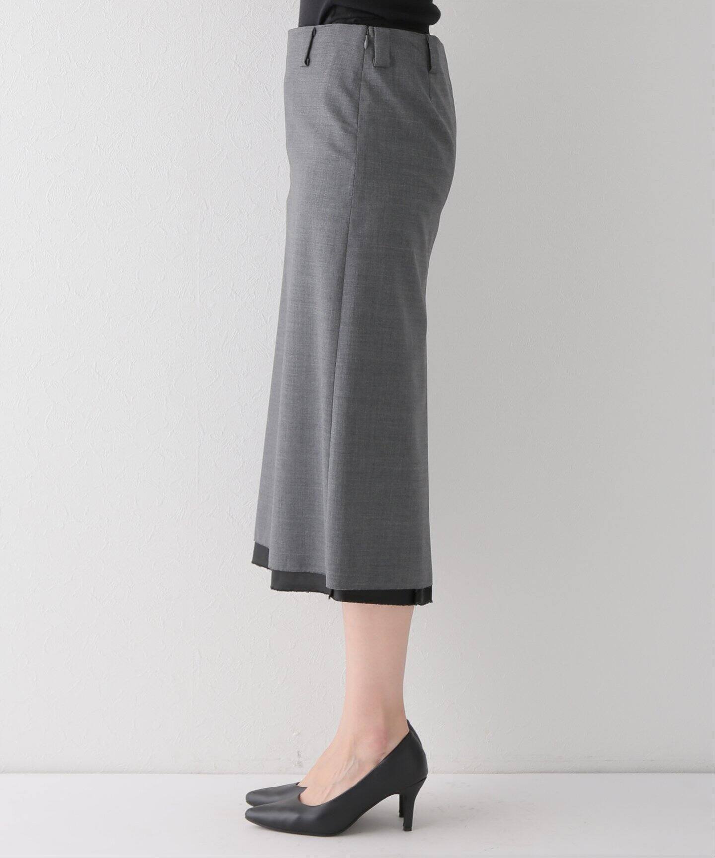 MADISONBLUE/マディソンブルー】LOW WEIST STRAIGHT SKIRT W TRO 
