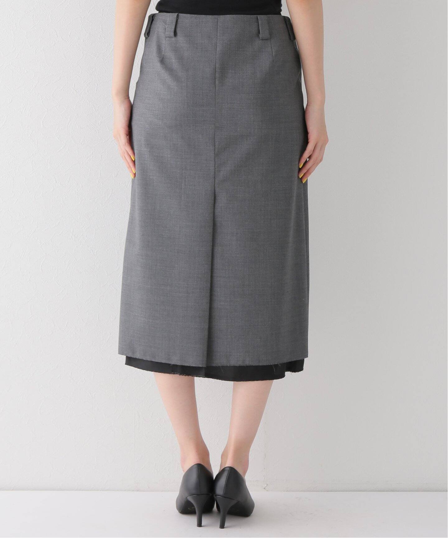 MADISONBLUE/マディソンブルー】LOW WEIST STRAIGHT SKIRT W TRO 