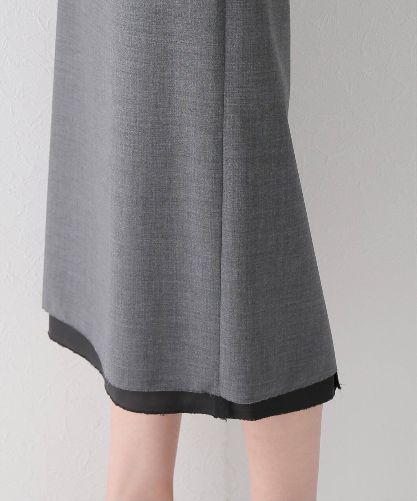 MADISONBLUE/マディソンブルー】LOW WEIST STRAIGHT SKIRT W TRO 