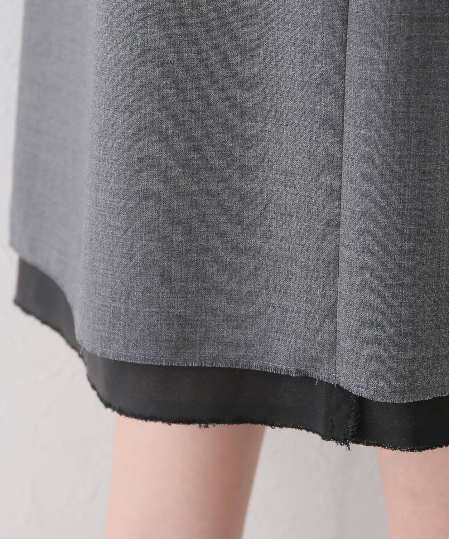 MADISONBLUE/マディソンブルー】LOW WEIST STRAIGHT SKIRT W TRO  
