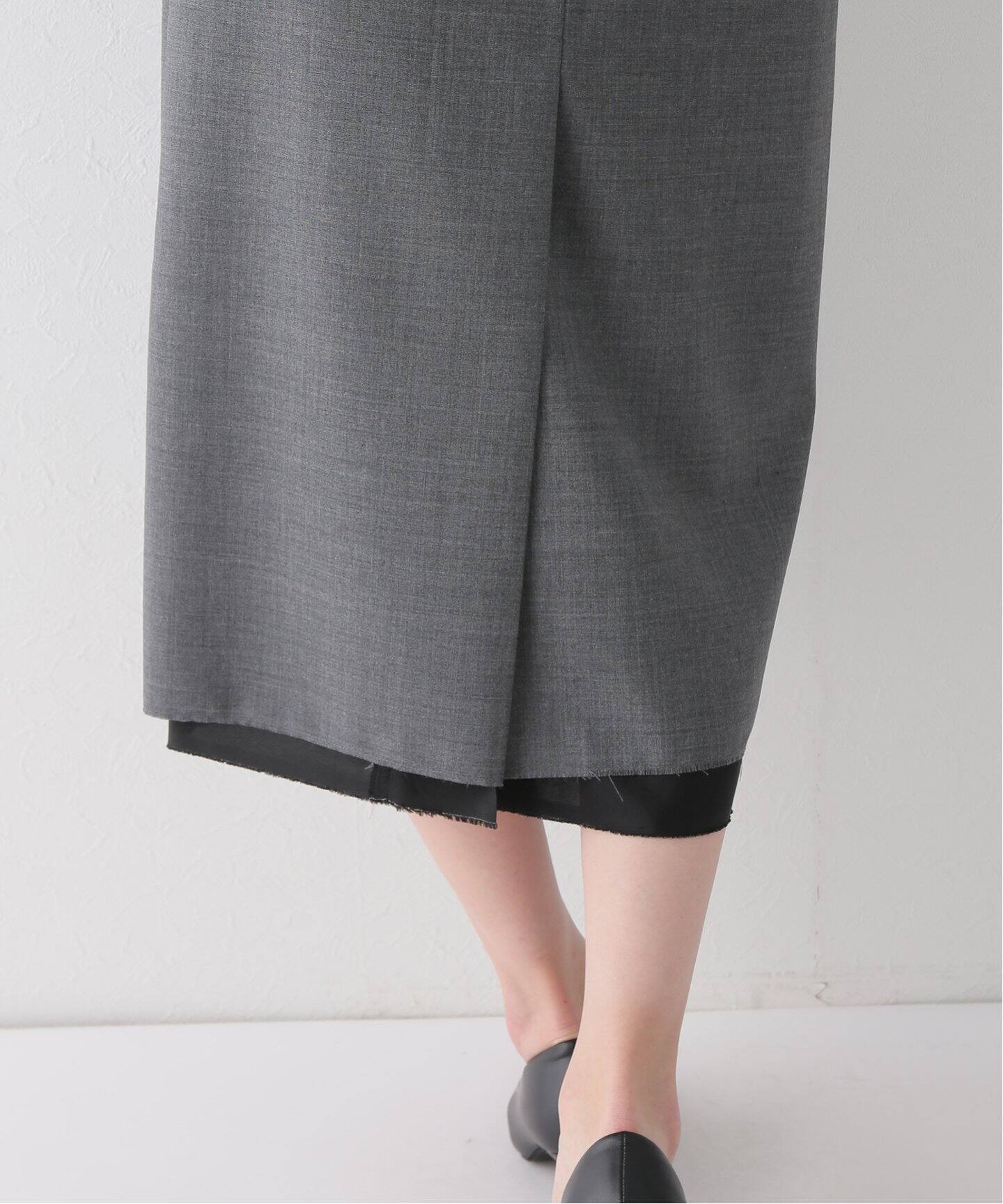 MADISONBLUE/マディソンブルー】LOW WEIST STRAIGHT SKIRT W TRO 
