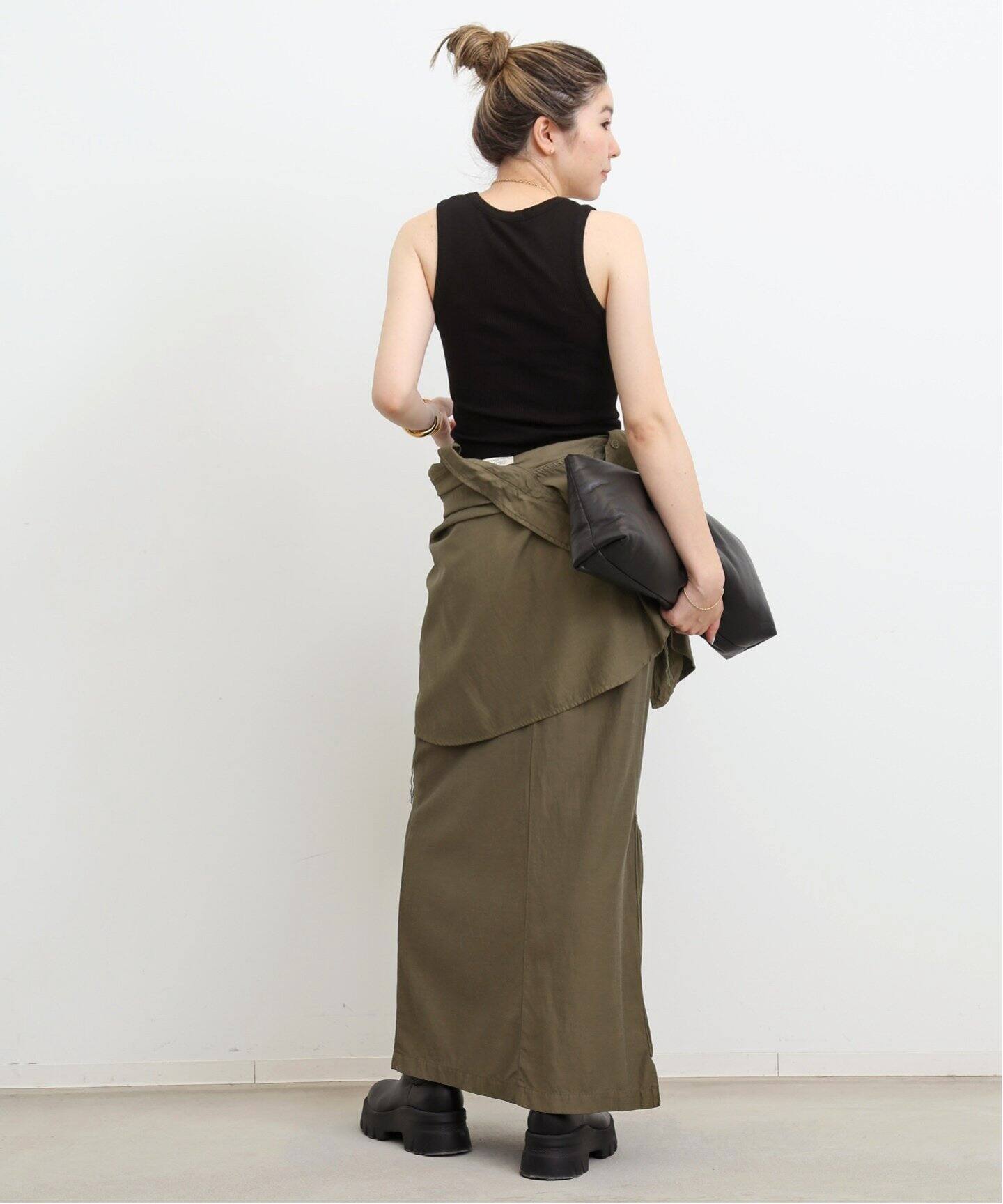 REMI RELIEF/レミレリーフ】Military Maxi Skirt（ロング・マキシ丈  