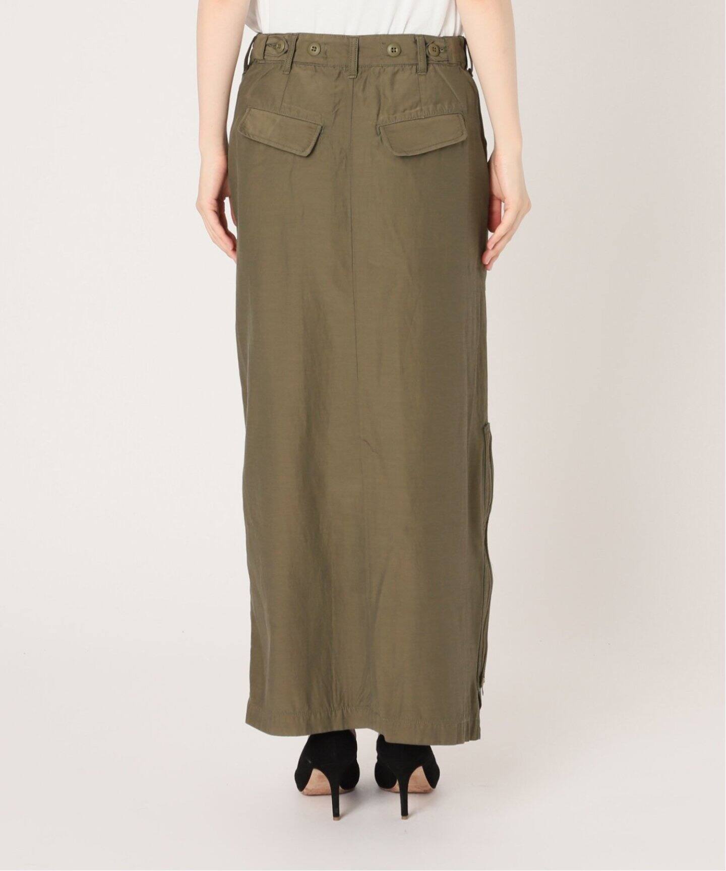 REMI RELIEF 】Military Maxi Skirt 38 - プリーツスカート