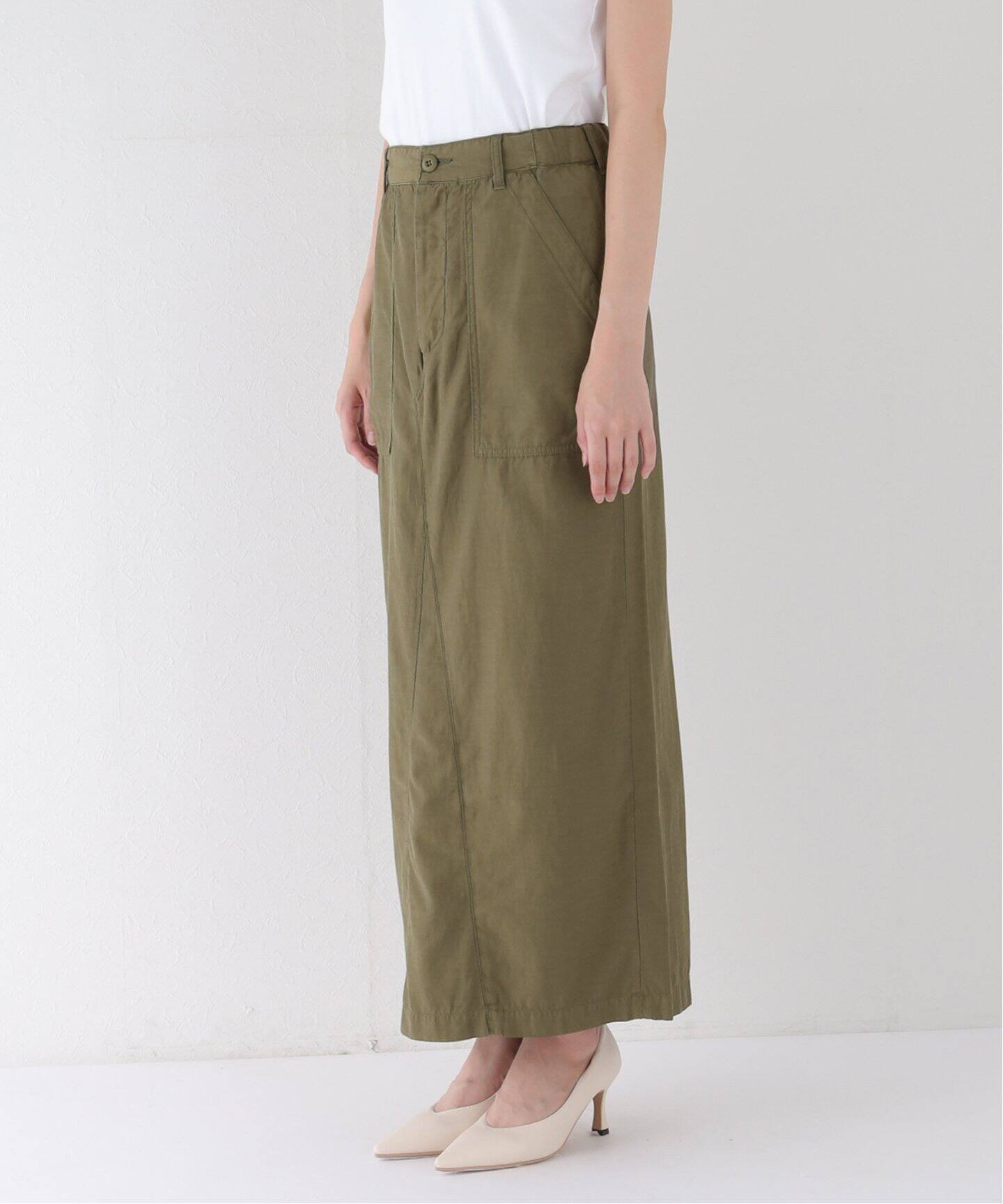 REMI RELIEF/レミレリーフ】Military Maxi Skirt（ロング・マキシ丈  