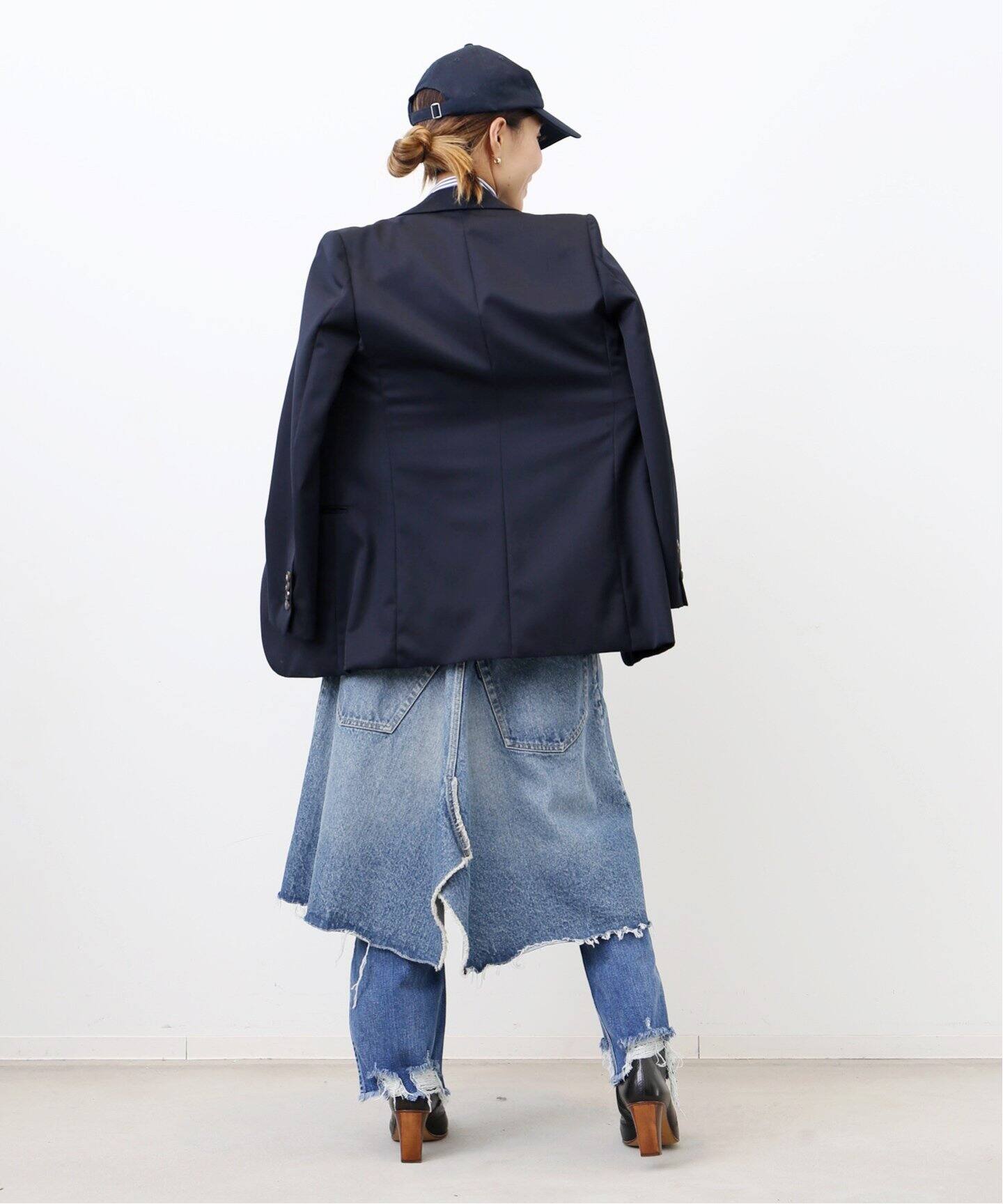 MADISON BLUE/マディソン ブルー】 5POCKET REMAKE A-LINE SK DE  