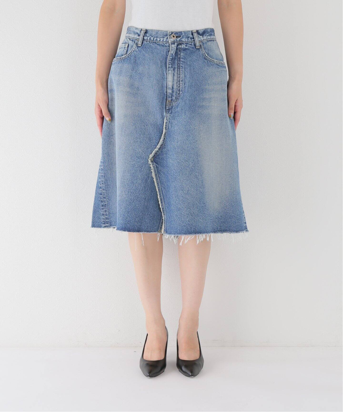 MADISON BLUE/マディソン ブルー】 5POCKET REMAKE A-LINE SK DE  