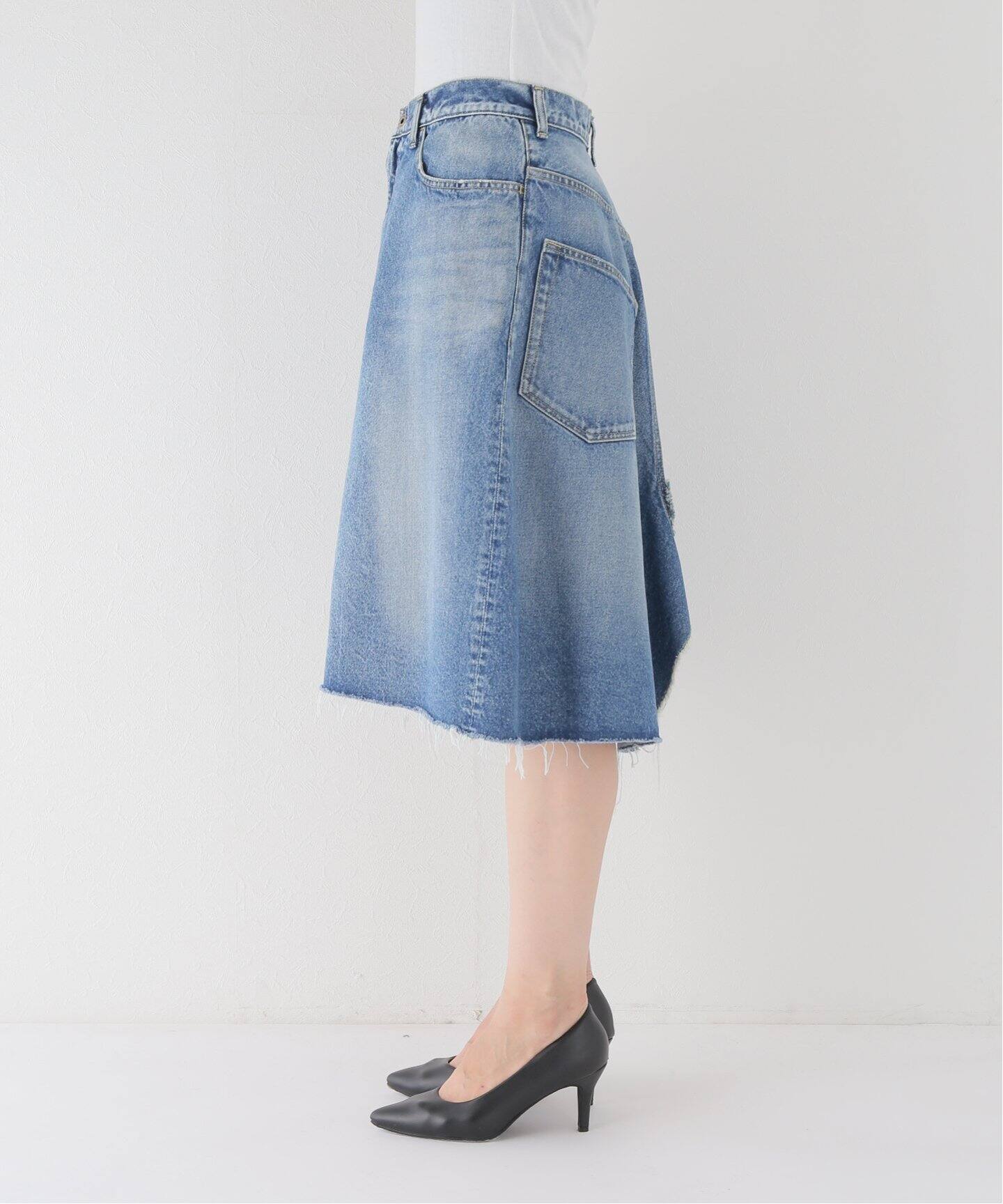 MADISON BLUE/マディソン ブルー】 5POCKET REMAKE A-LINE SK DE  