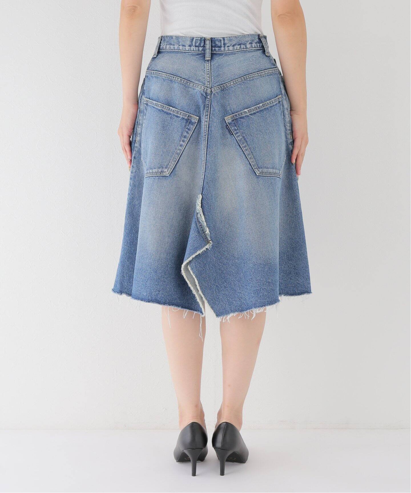 MADISON BLUE/マディソン ブルー】 5POCKET REMAKE A-LINE SK DE  