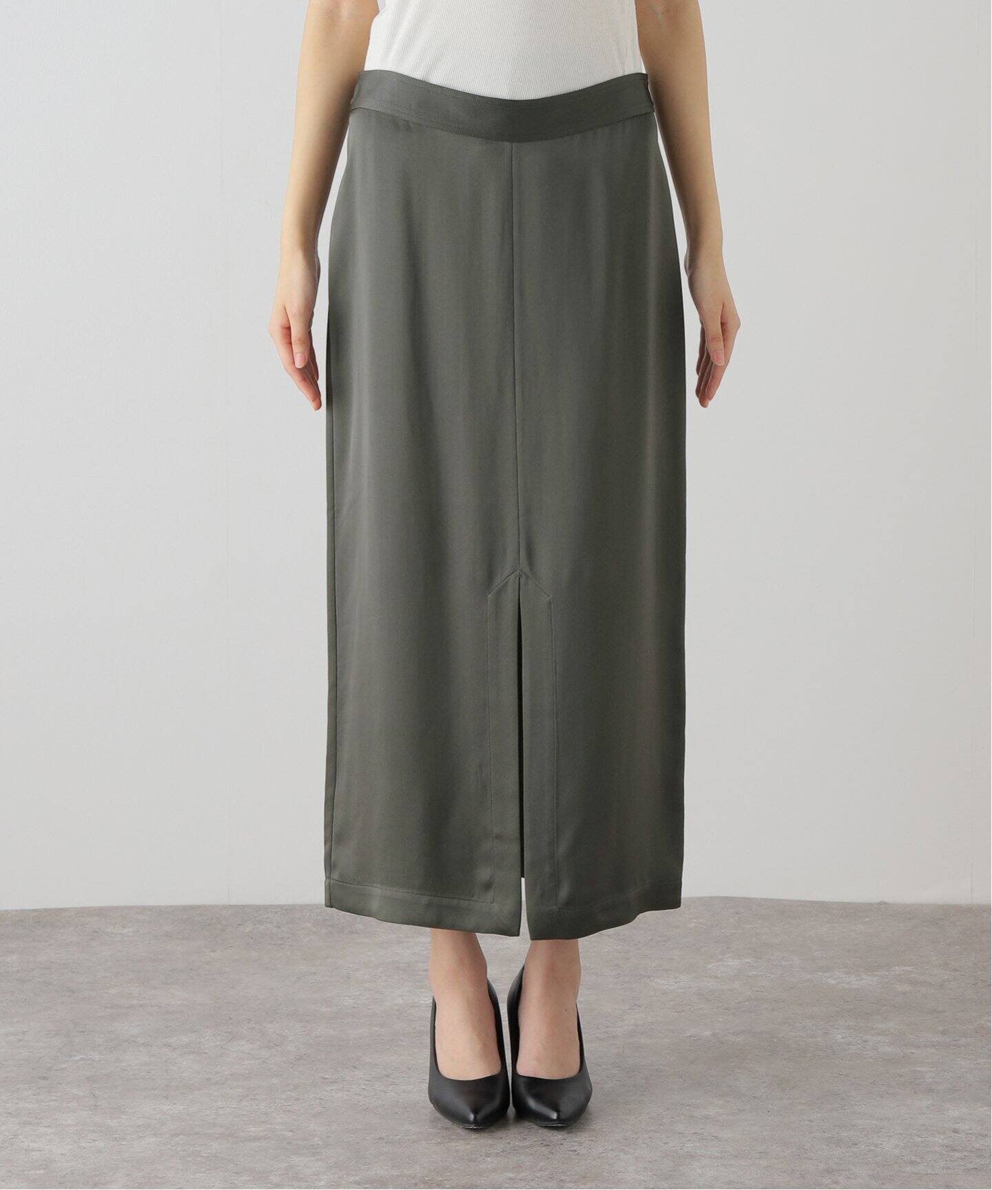 TOTEME/トーテム】 SATIN MID SKIRT（その他スカート）｜L