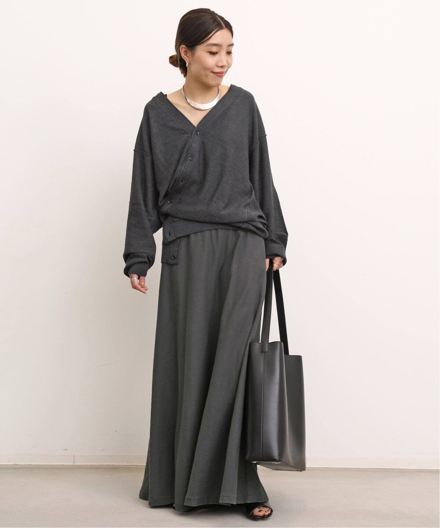 GREYCHORD/グレーコード】LONG SKIRT（ロング・マキシ丈スカート）｜L  